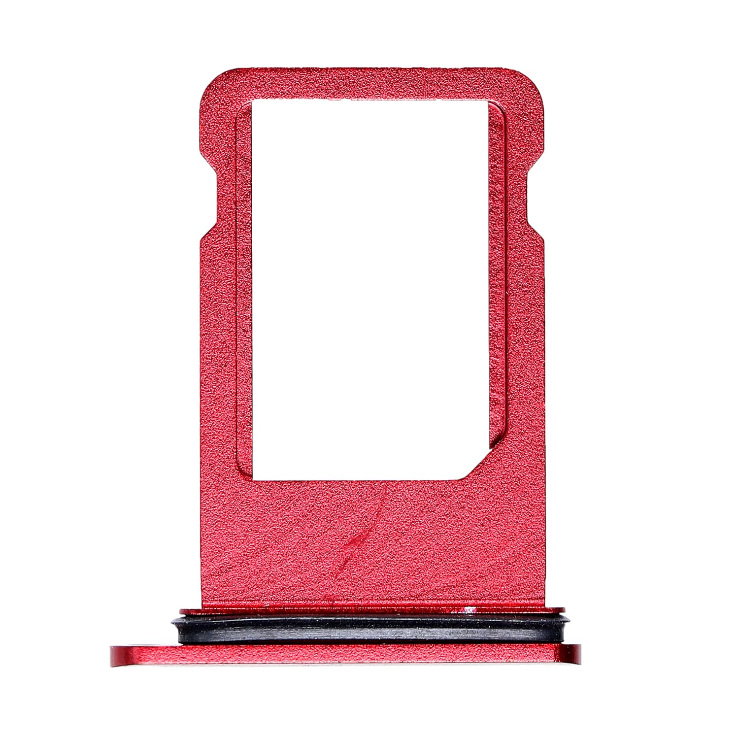 RED SIM CARD TRAY WITH WATERPROOF CIRCLE FOR IPHONE 8 PLUS