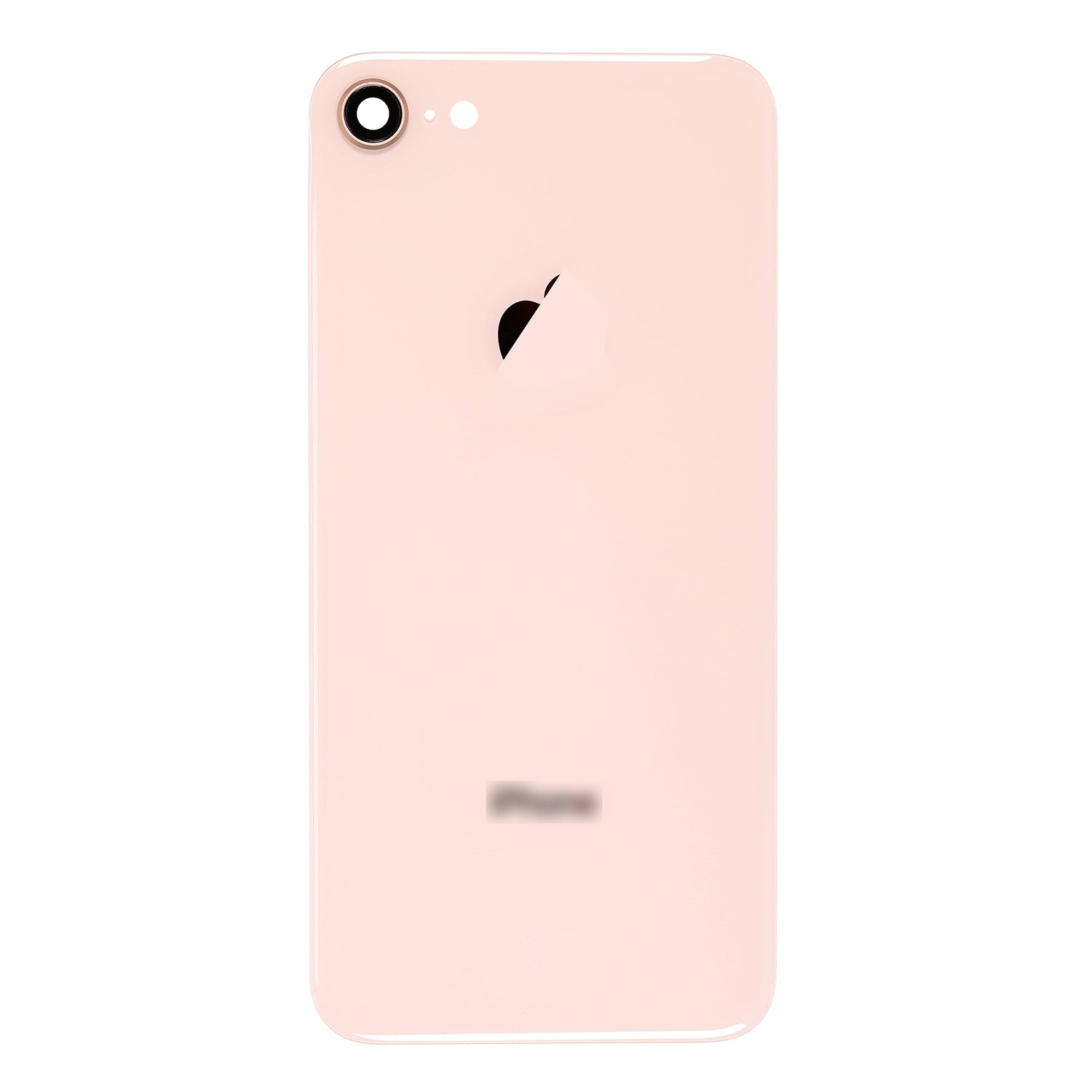 GOLD BACK COVER WITH CAMERA HOLDER FOR IPHONE 8