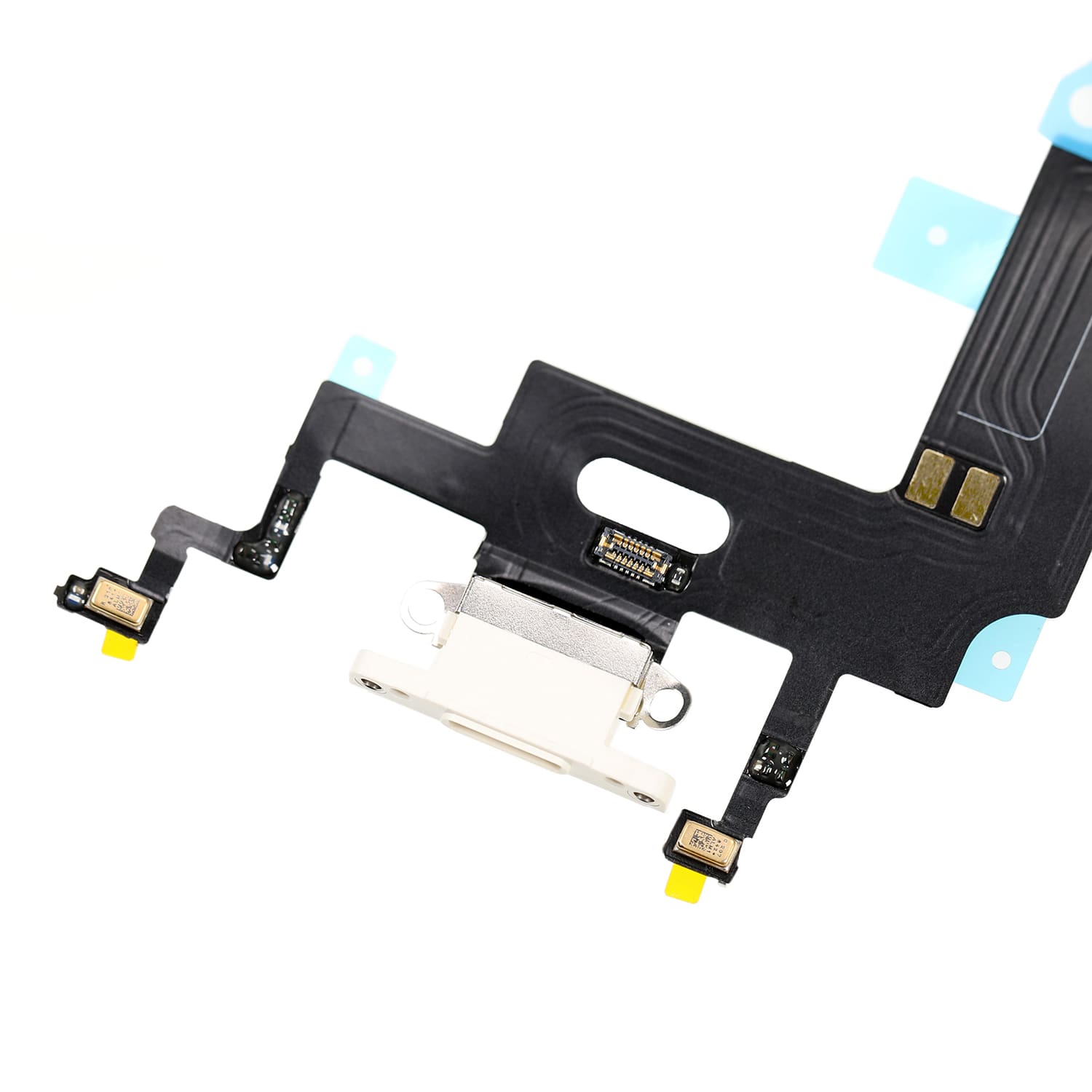 WHITE CHARGING CONNECTOR ASSEMBLY FOR IPHONE XR