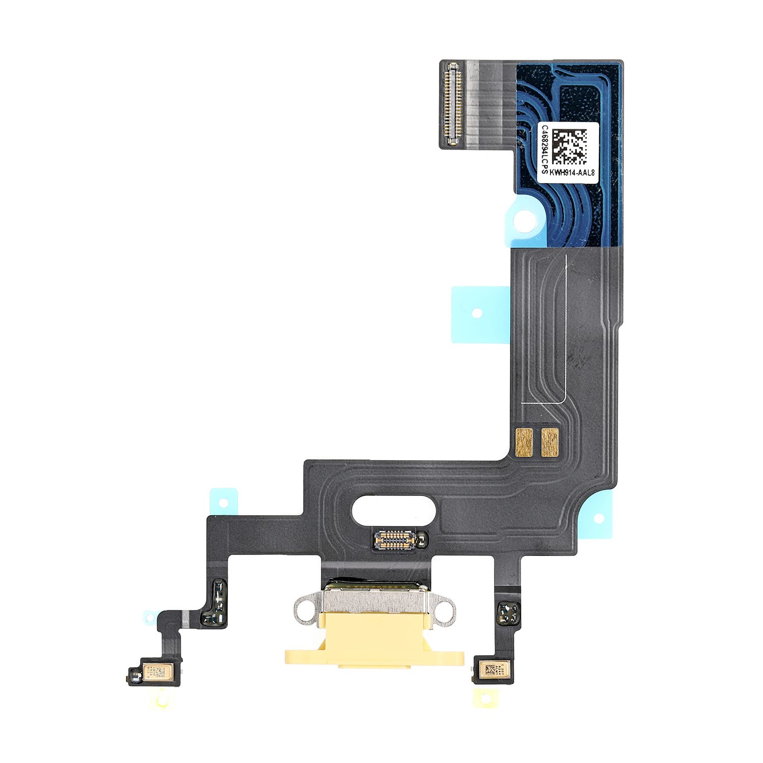 YELLOW CHARGING CONNECTOR ASSEMBLY FOR IPHONE XR