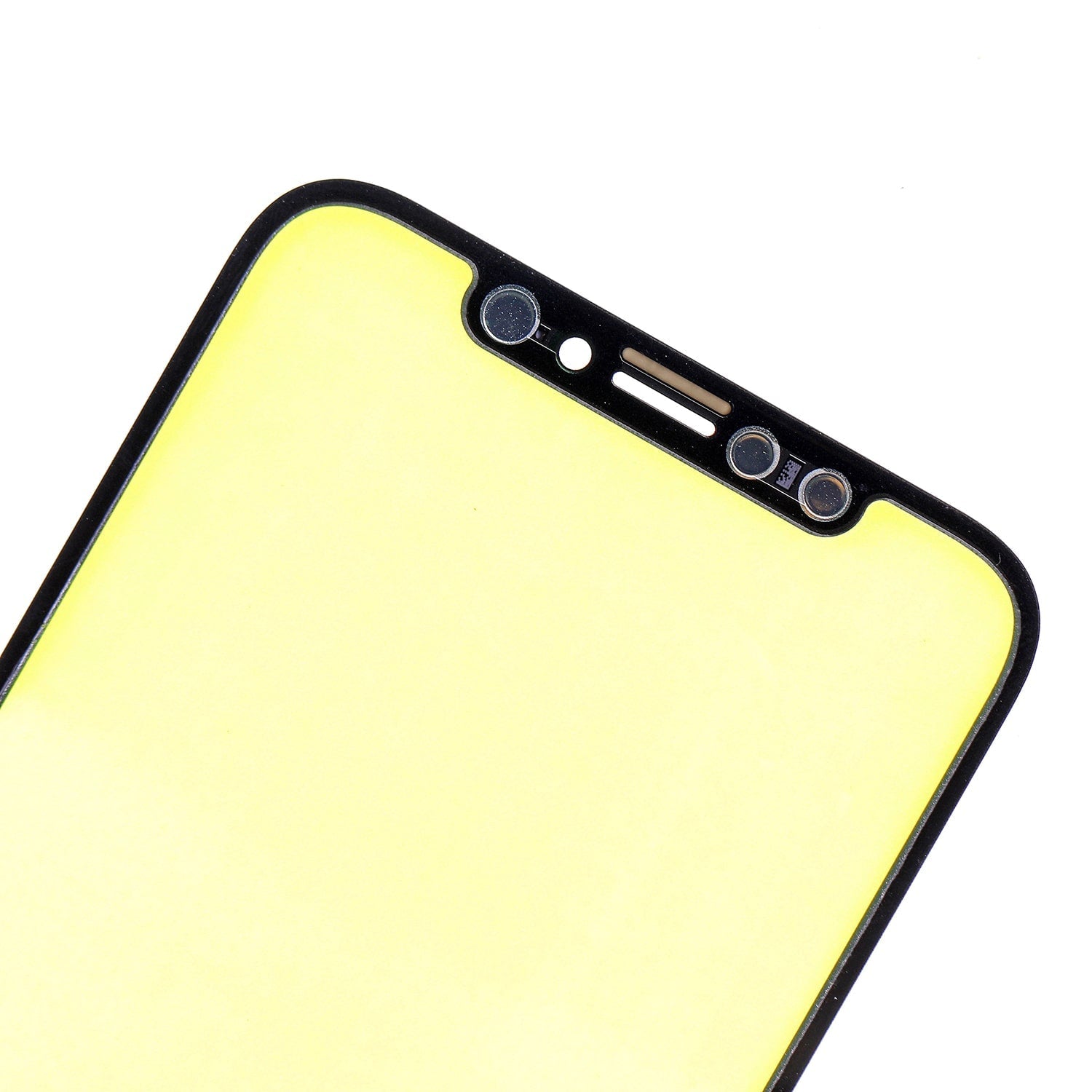 FRONT GLASS LENS FOR IPHONE XS - BLACK