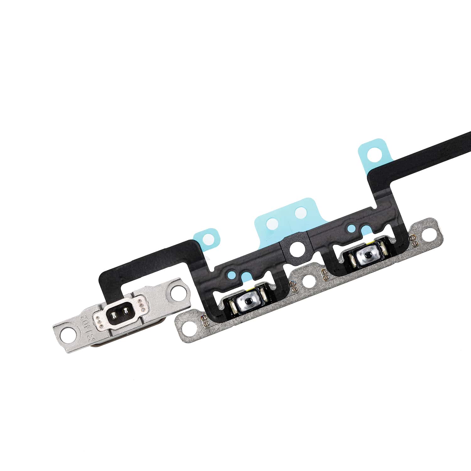 VOLUME BUTTON FLEX CABLE WITH METAL BRACKET ASSEMBLY FOR IPHONE 11 PRO MAX