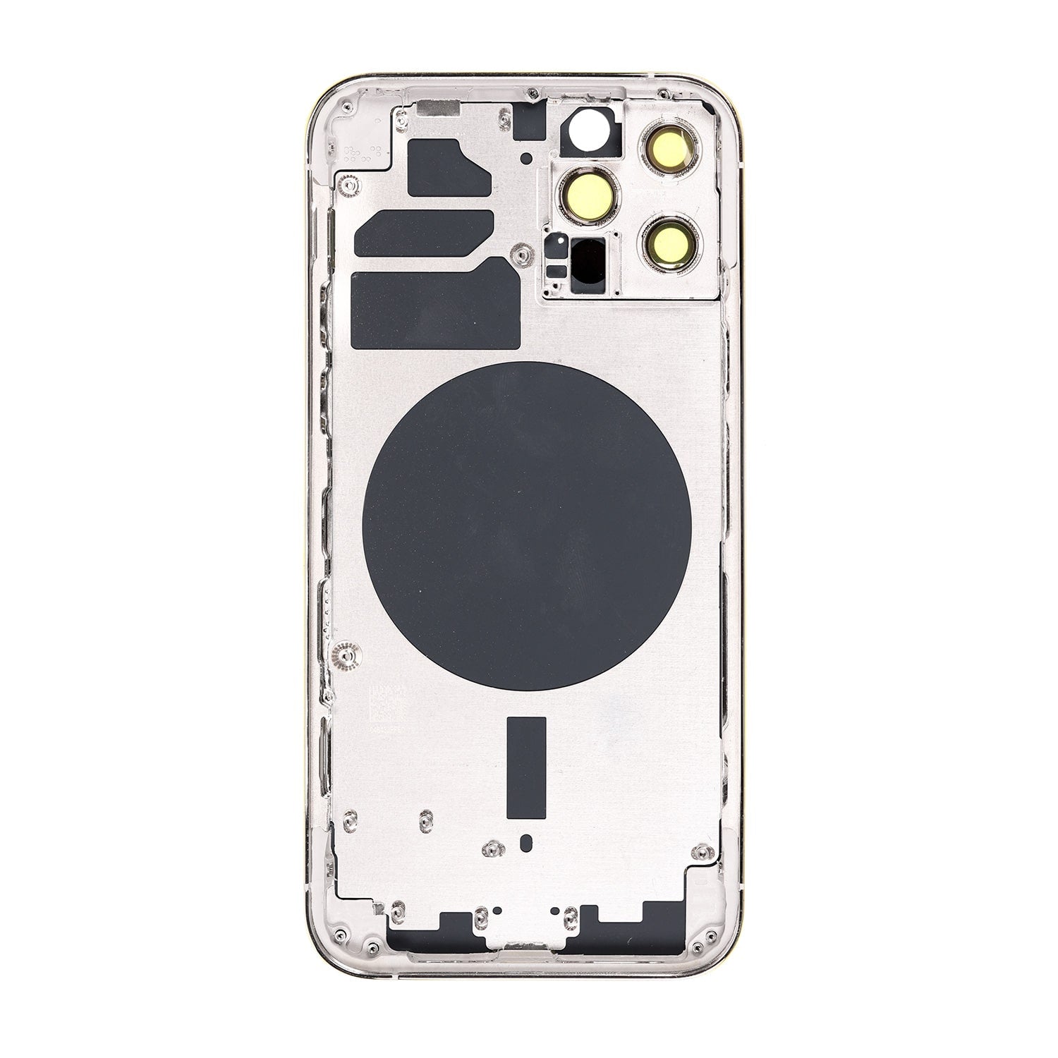SILVER REAR HOUSING WITH FRAME FOR IPHONE 12 PRO
