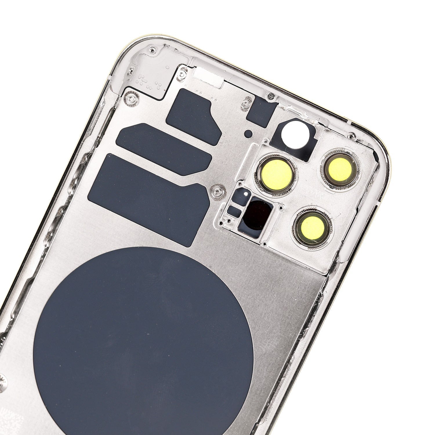 SILVER REAR HOUSING WITH FRAME FOR IPHONE 12 PRO