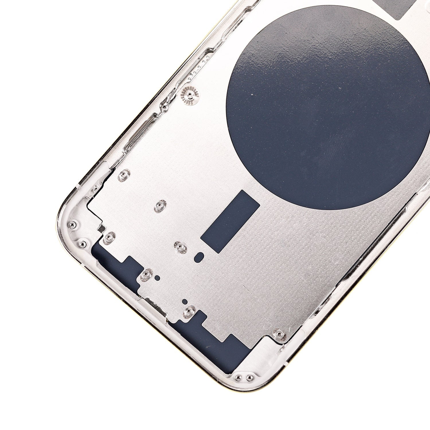 SILVER REAR HOUSING WITH FRAME FOR IPHONE 12 PRO