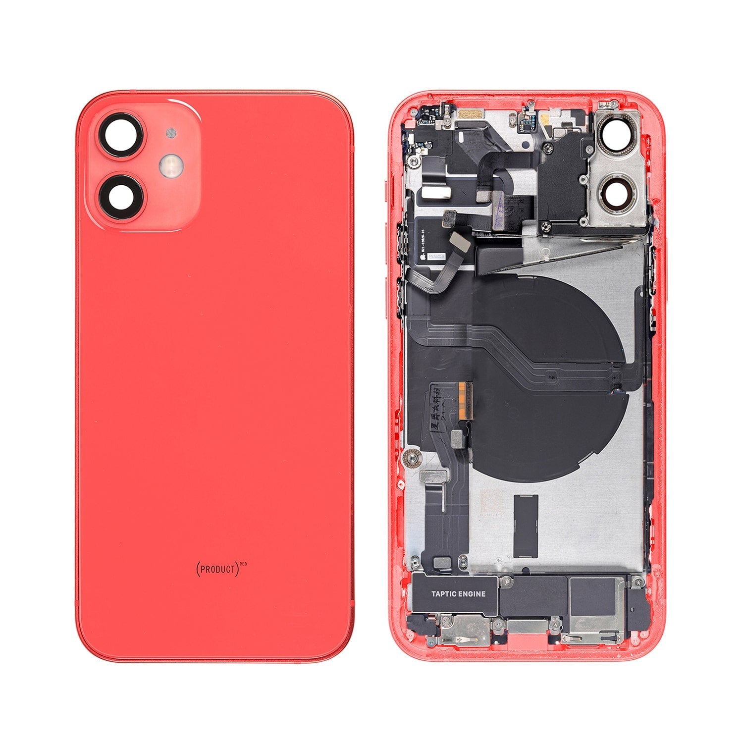 RED BACK COVER FULL ASSEMBLY FOR IPHONE 12 MINI