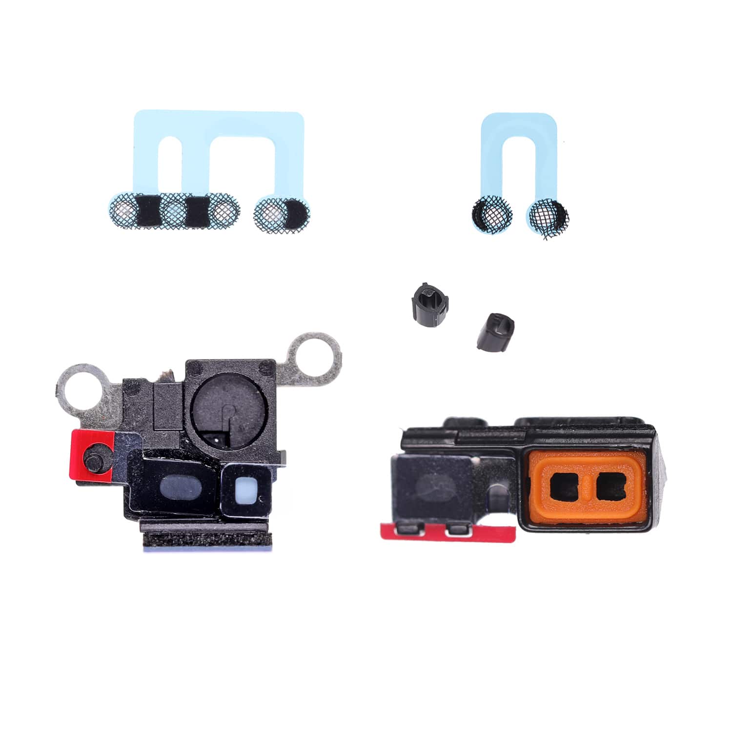 CHARGE ANTI-DUST MESH WITH ADHESIVE FOR IPHONE 12 MINI - 6PCS/SET