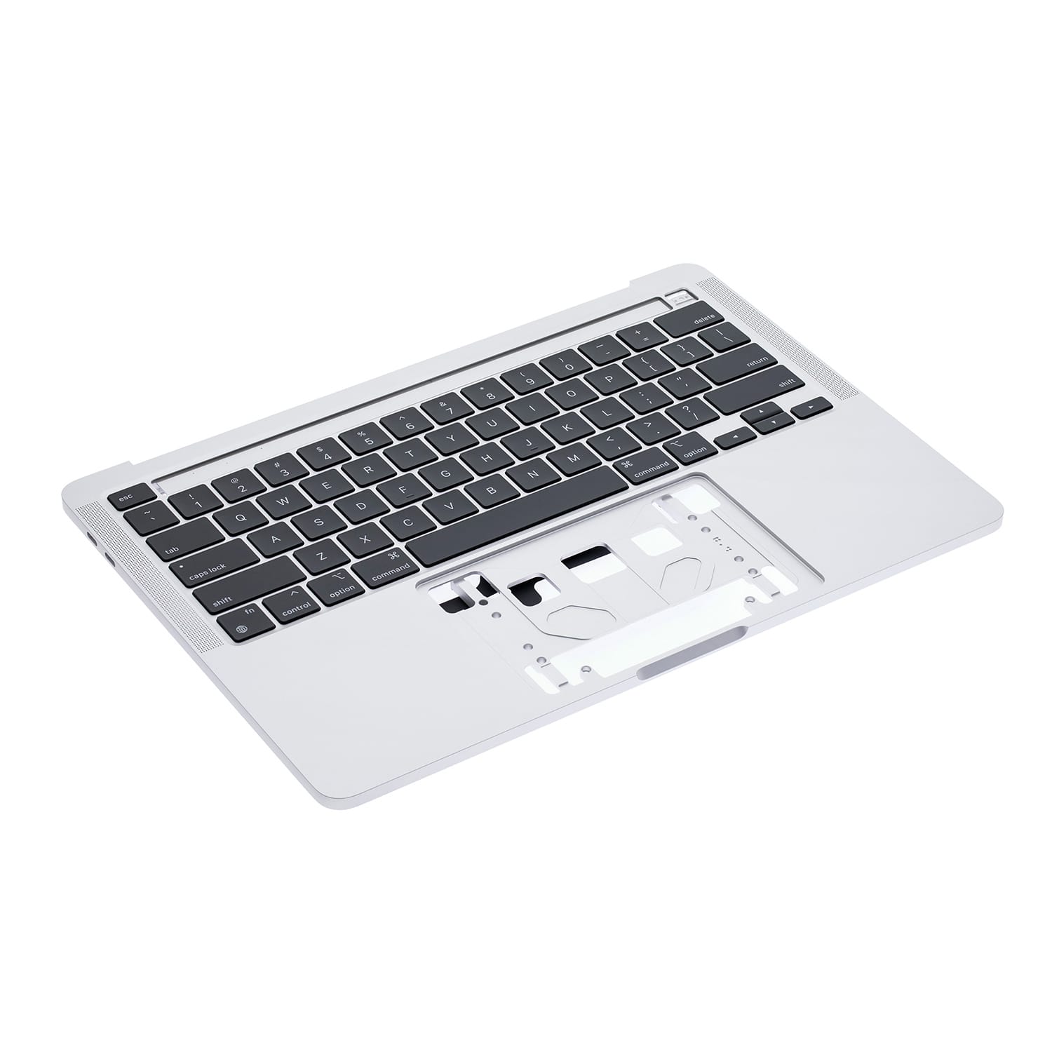 SILVER TOP CASE WITH KEYBOARD FOR MACBOOK PRO 13" M1 A2338 (LATE 2020)
