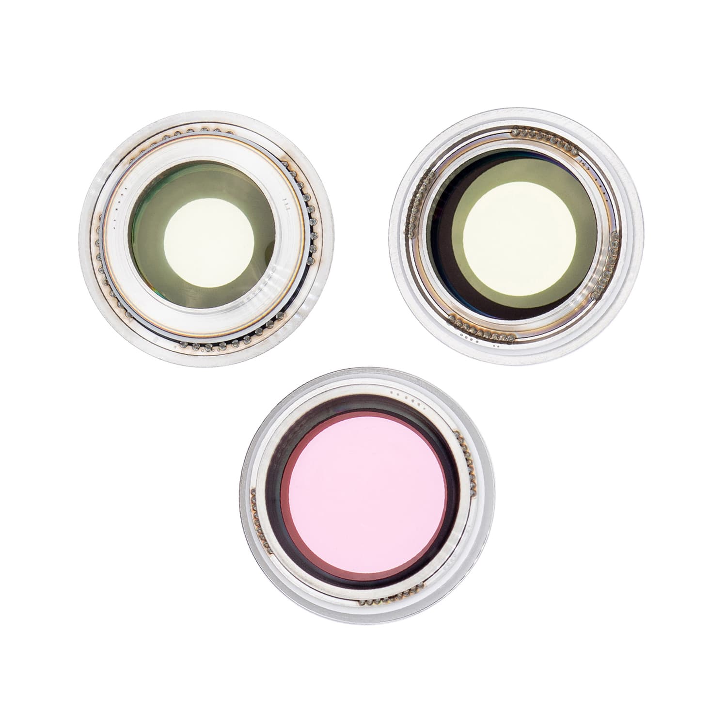 REAR CAMERA HOLDER WITH LENS FOR IPHONE 13 PRO/13 PRO MAX - SILVER