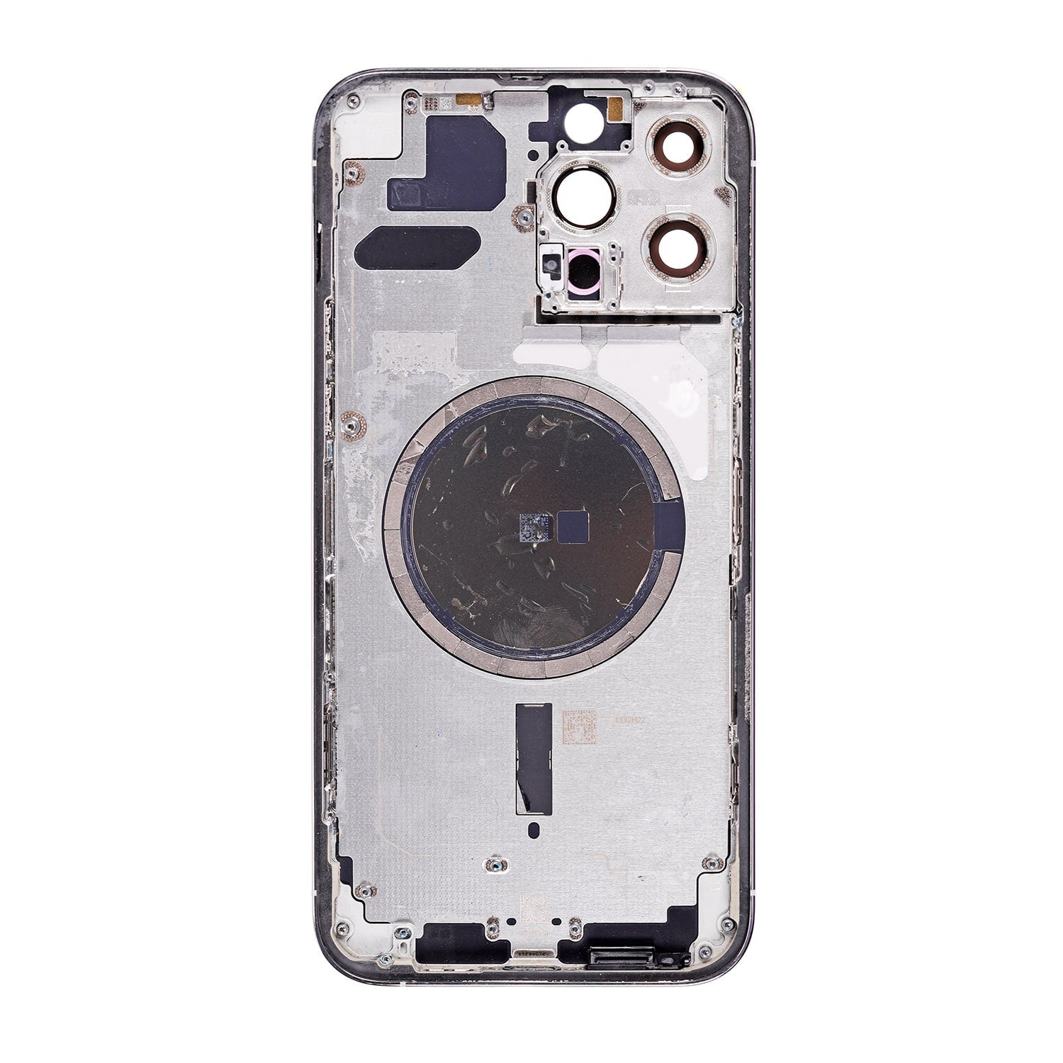 REAR HOUSING WITH FRAME FOR IPHONE 13 PRO MAX - SILVER