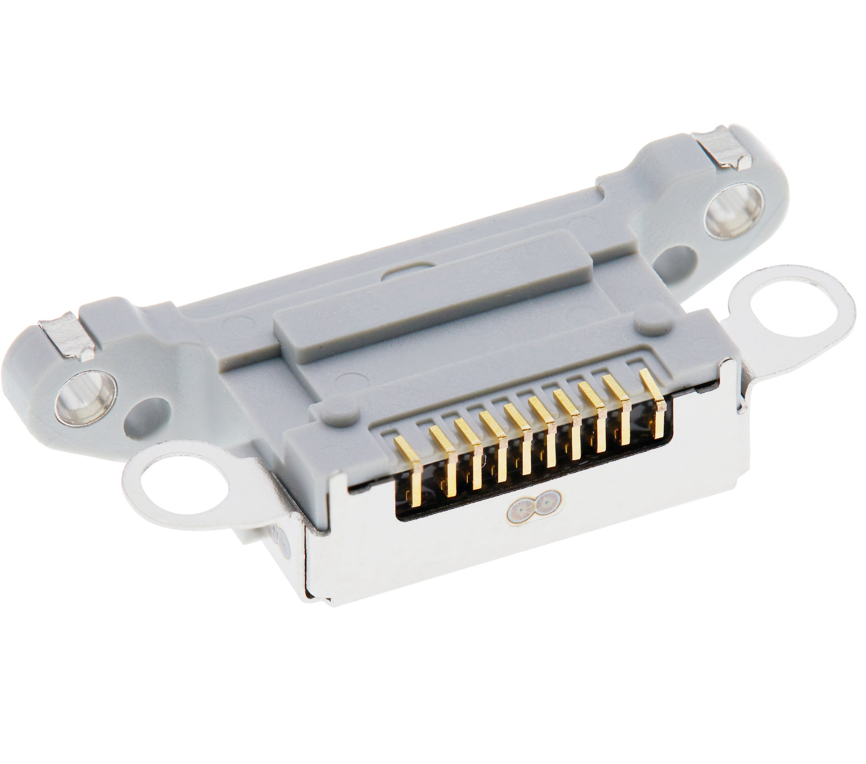 SILVER - CHARGING PORT ONLY FOR IPHONE 12 PRO MAX (10 PACK)