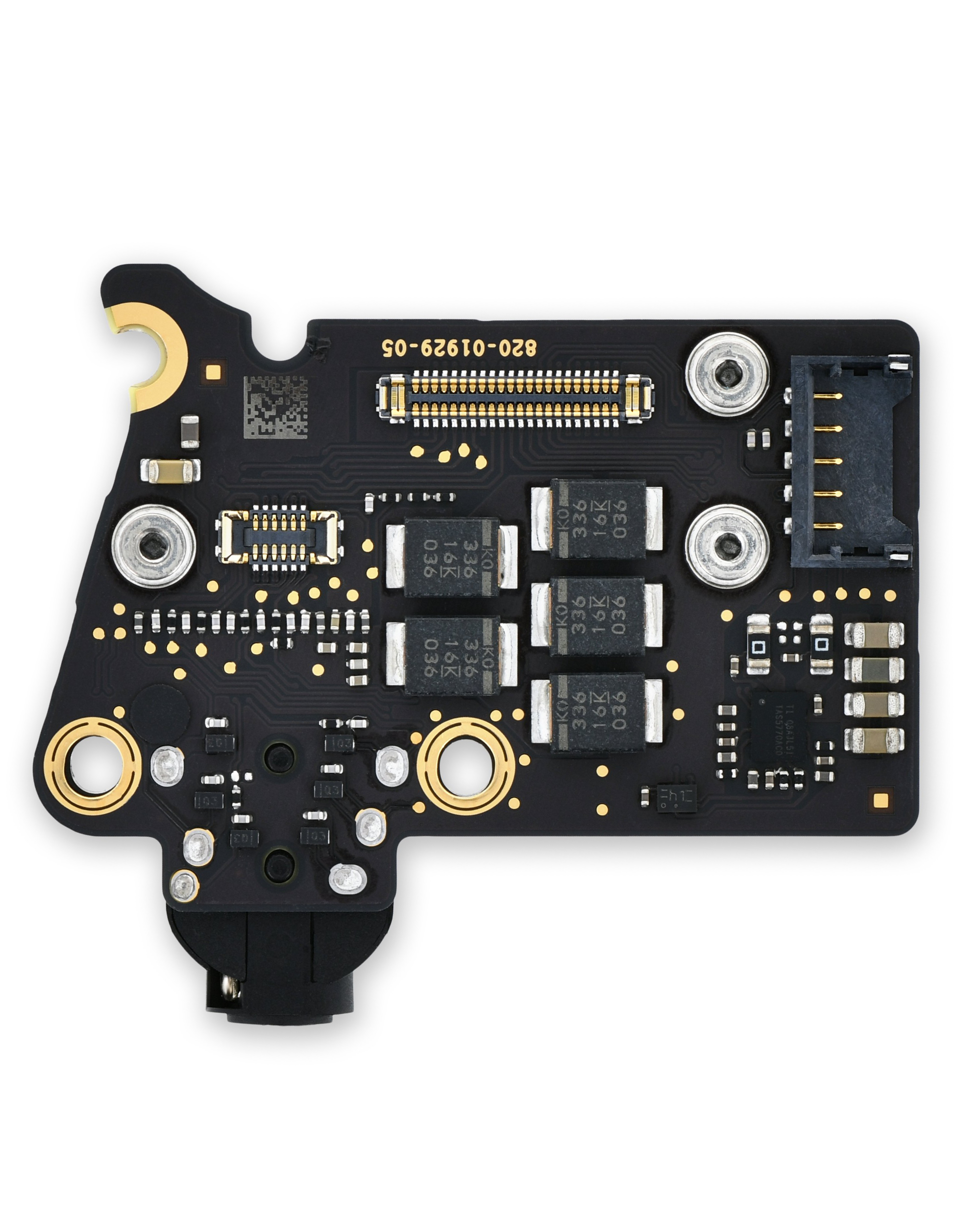 SPACE GRAY AUDIO BOARD COMPATIBLE WITH MACBOOK AIR 13" RETINA A2337 (LATE 2020))