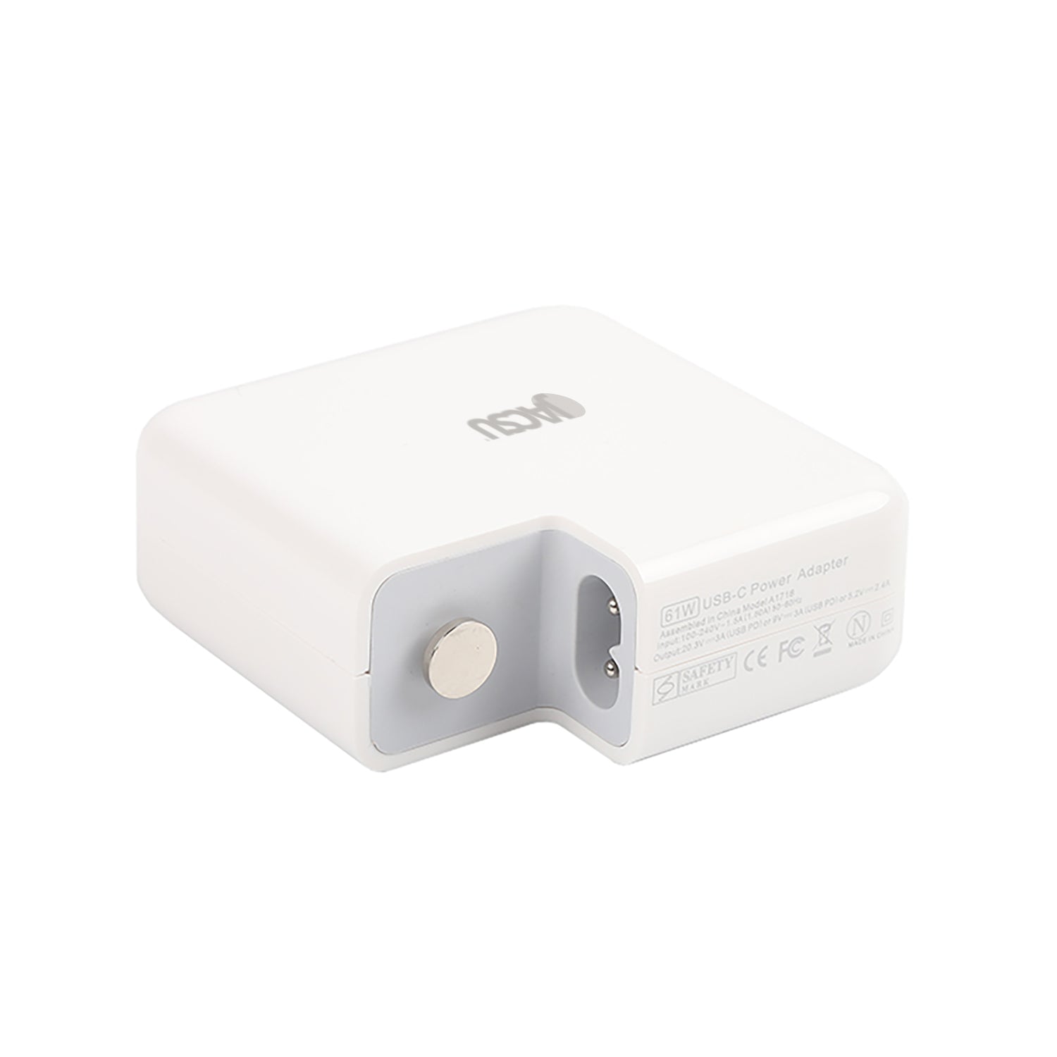 Jacsu 61W 20.3V-3A USB-C Laptop Power Adapter Type-C PD Charger For Latest MacBook PRO A2159, A2289, A2251