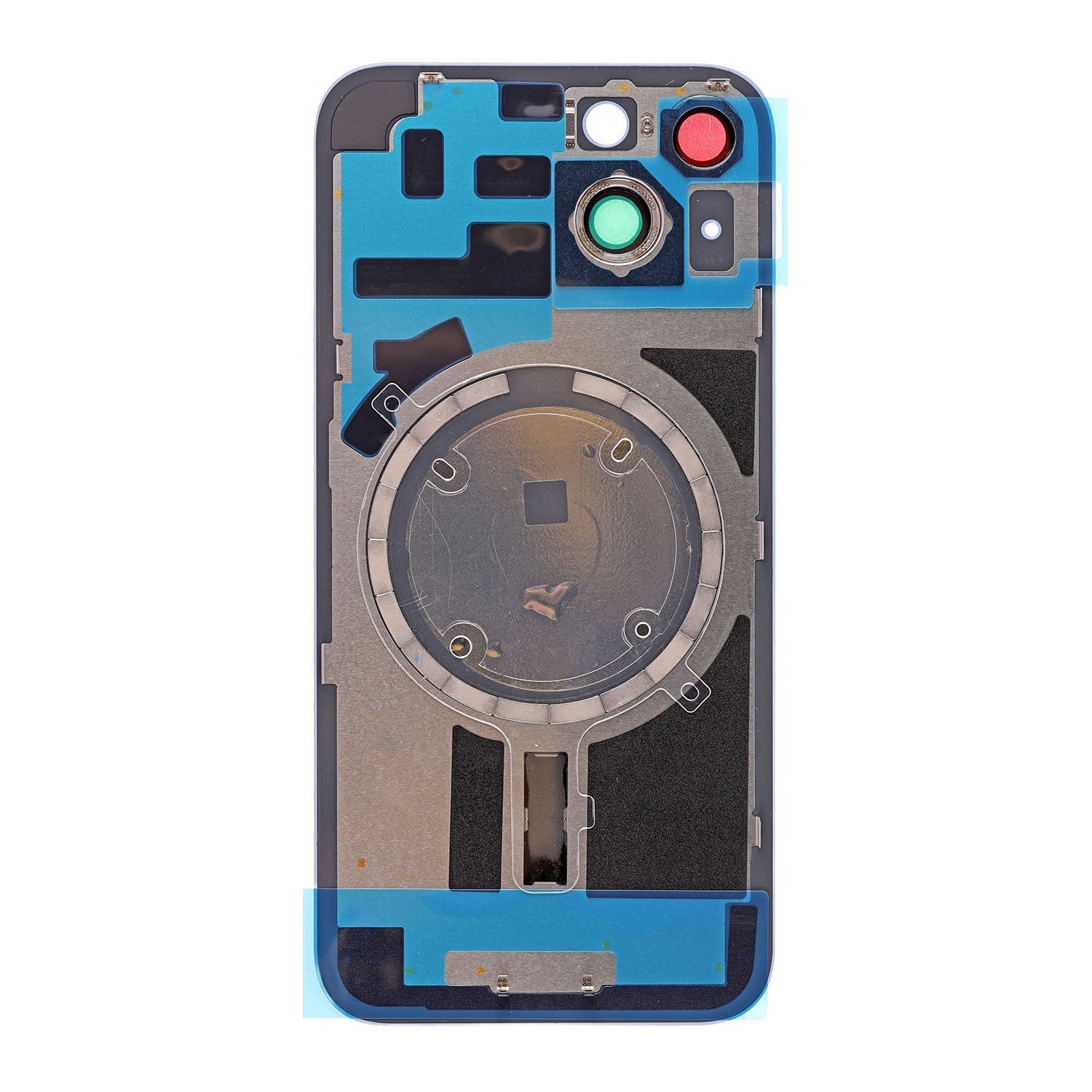 Replacement For iPhone 14 Back Glass Panel With Magsafe Magnet-Red