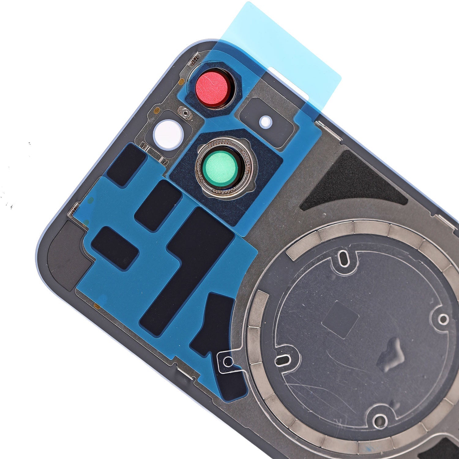 Replacement For iPhone 14 Back Glass Panel With Magsafe Magnet-Red