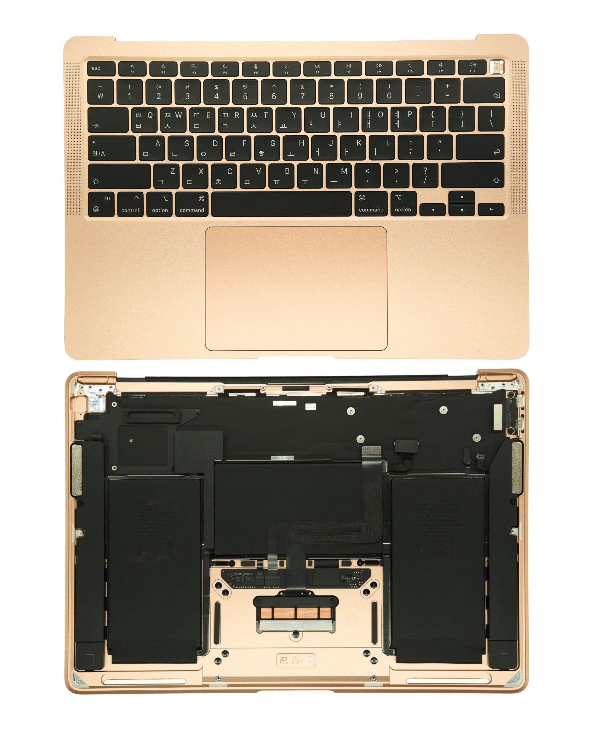 ROSE GOLD TOP CASE ASSEMBLY WITH BATTERY AND KEYBOARD (US KEYBOARD) COMPATIBLE WITH MACBOOK AIR 13" RETINA A2337 (LATE 2020)