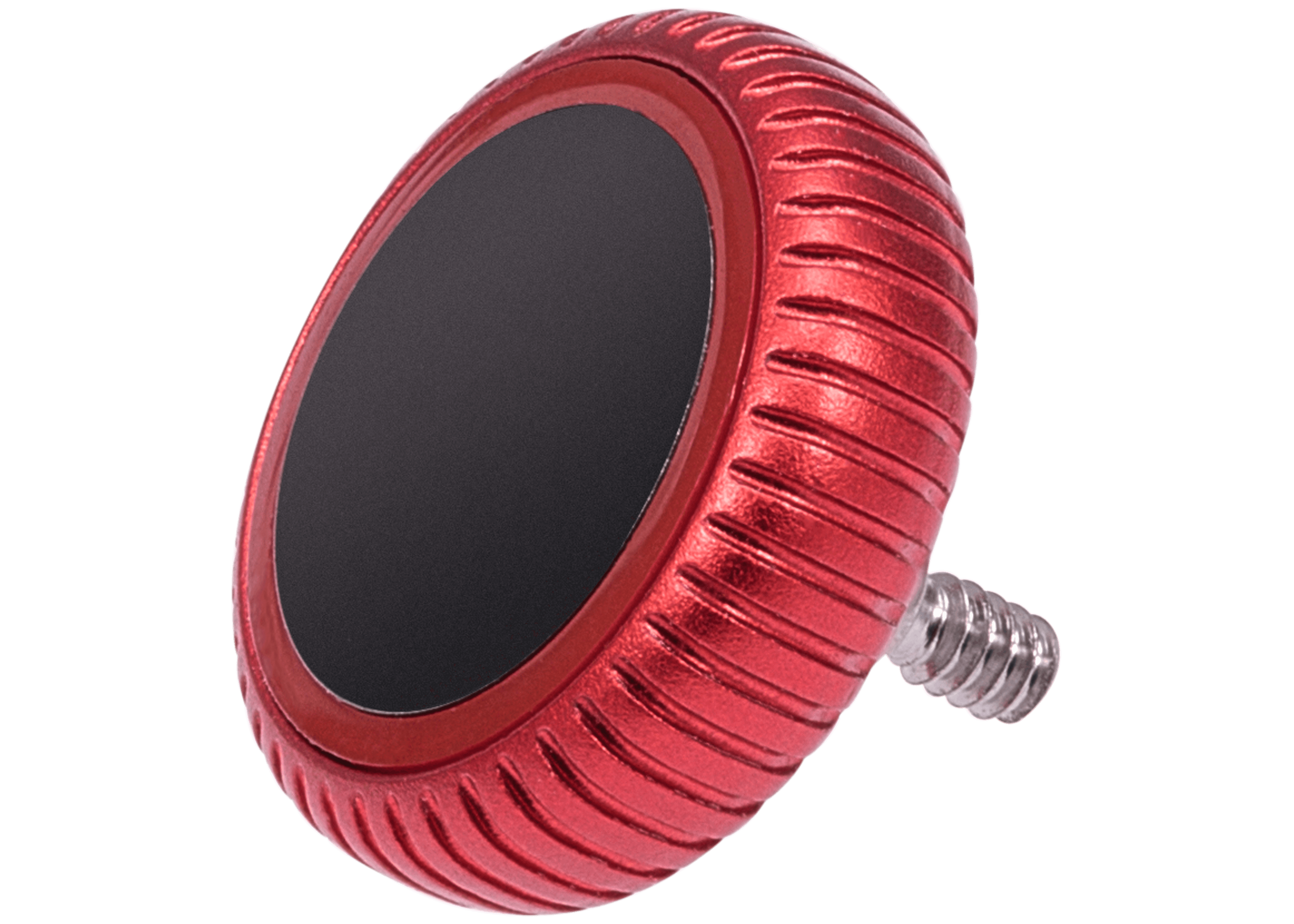 Crown Nut Compatible For Watch Series 6 (40MM / 44MM) (LTE Version) (Black / Red)