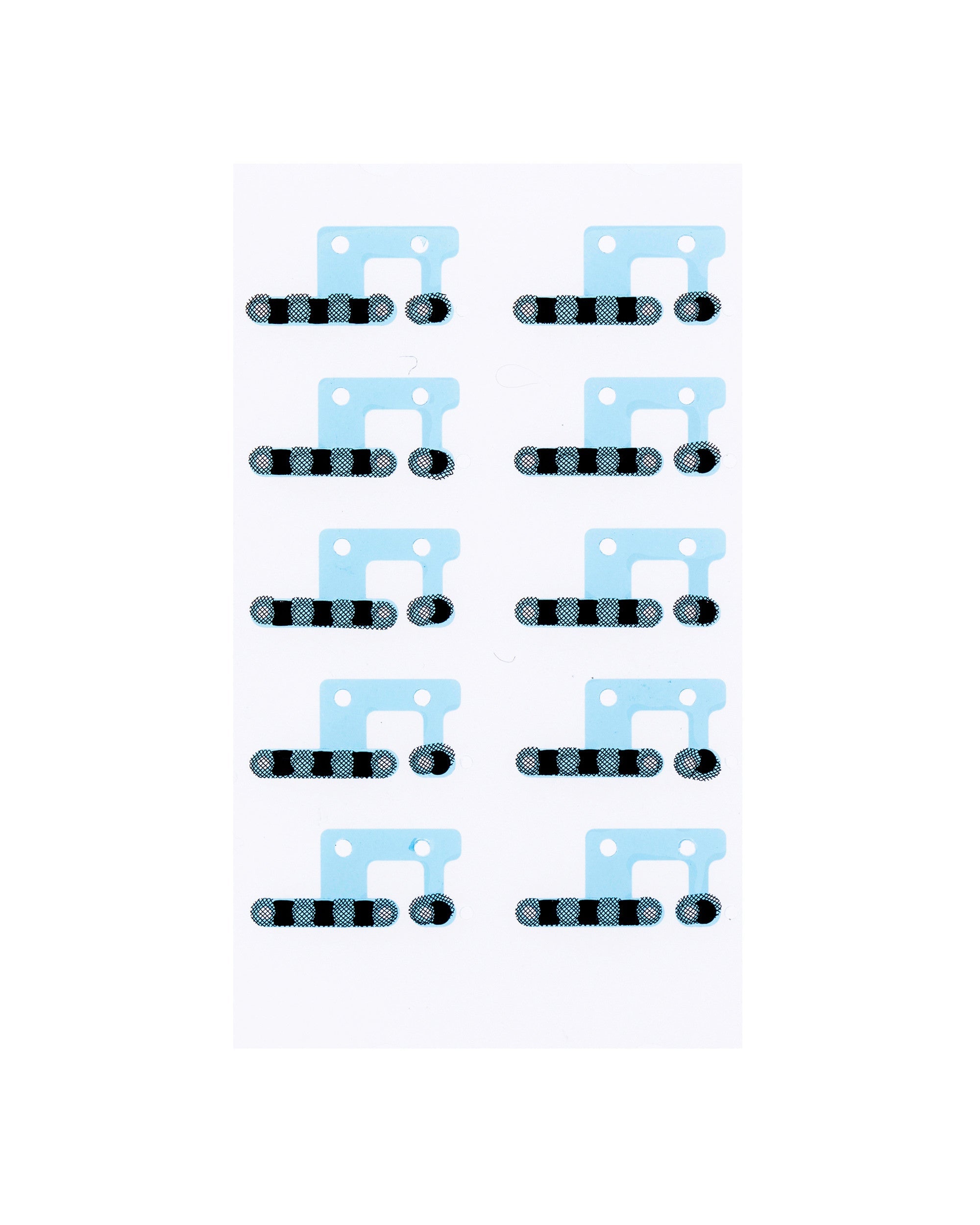 LOUDSPEAKER / MIC MESH COMPATIBLE FOR IPHONE 12 / 12 PRO - (BLACK)