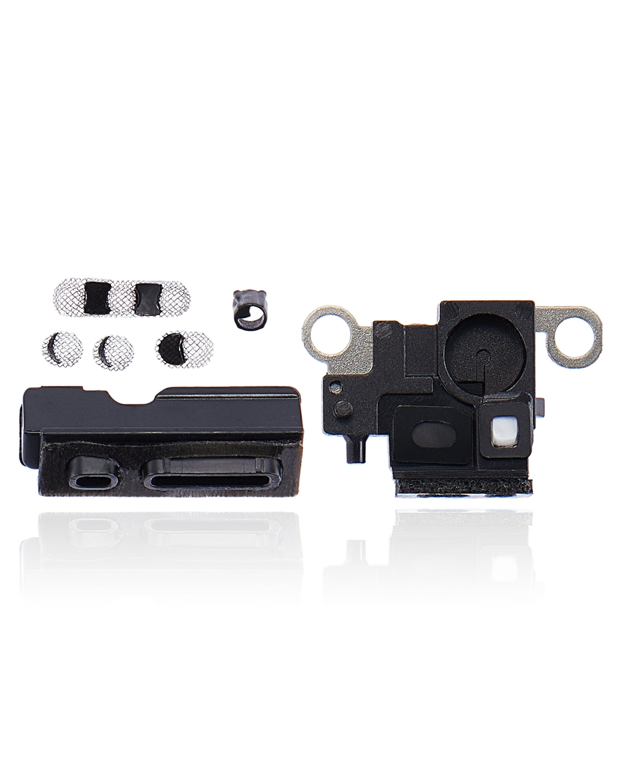 WHITE LOUDSPEAKER / MIC MESH (PACK OF 10) FOR IPHONE 13 MINI