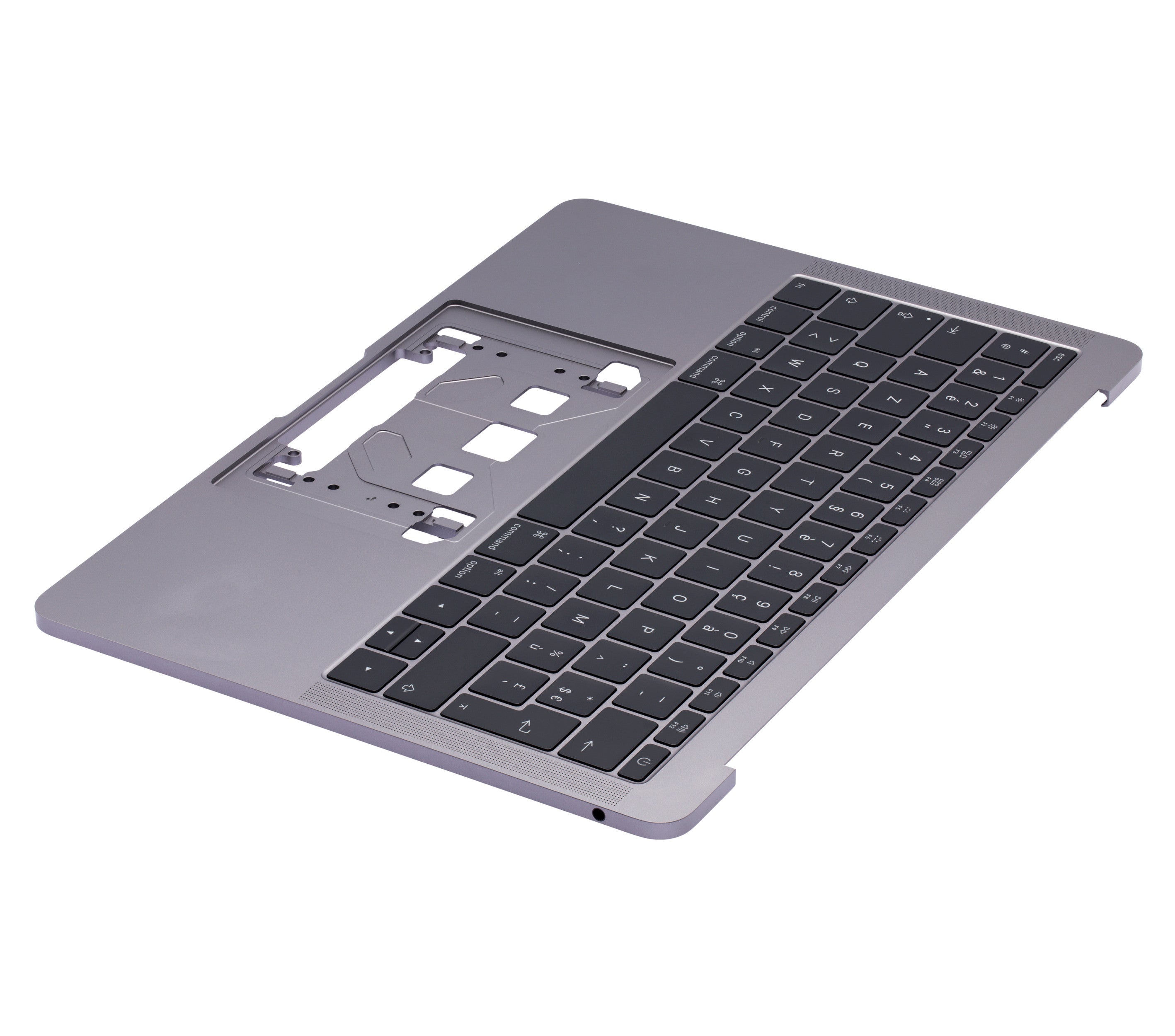 SPACE GRAY TOP CASE WITH FRENCH ENGLISH KEYBOARD FOR MACBOOK PRO 13" A1708 (LATE 2016-MID 2017)