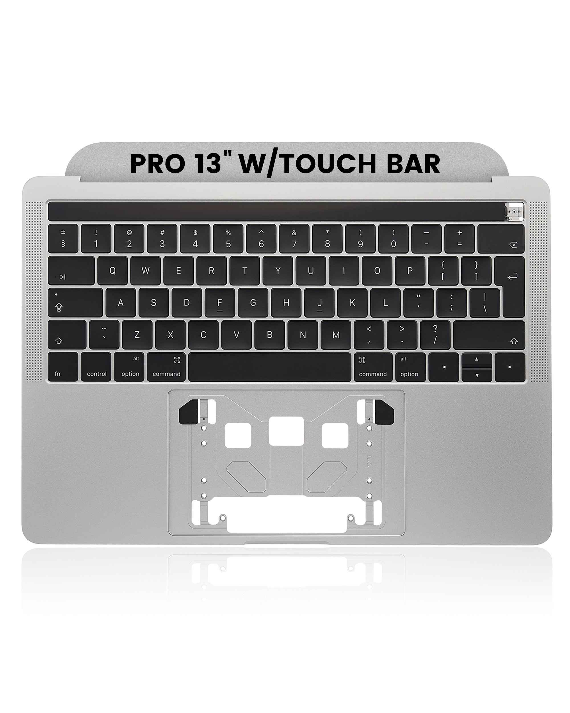 Top Case With Keyboard Compatible For MacBook Pro 13" W/ Touch Bar (A1706 / Late 2016 / Mid 2017) (UK English) (Used OEM Pull: Grade New) (Space Gray)