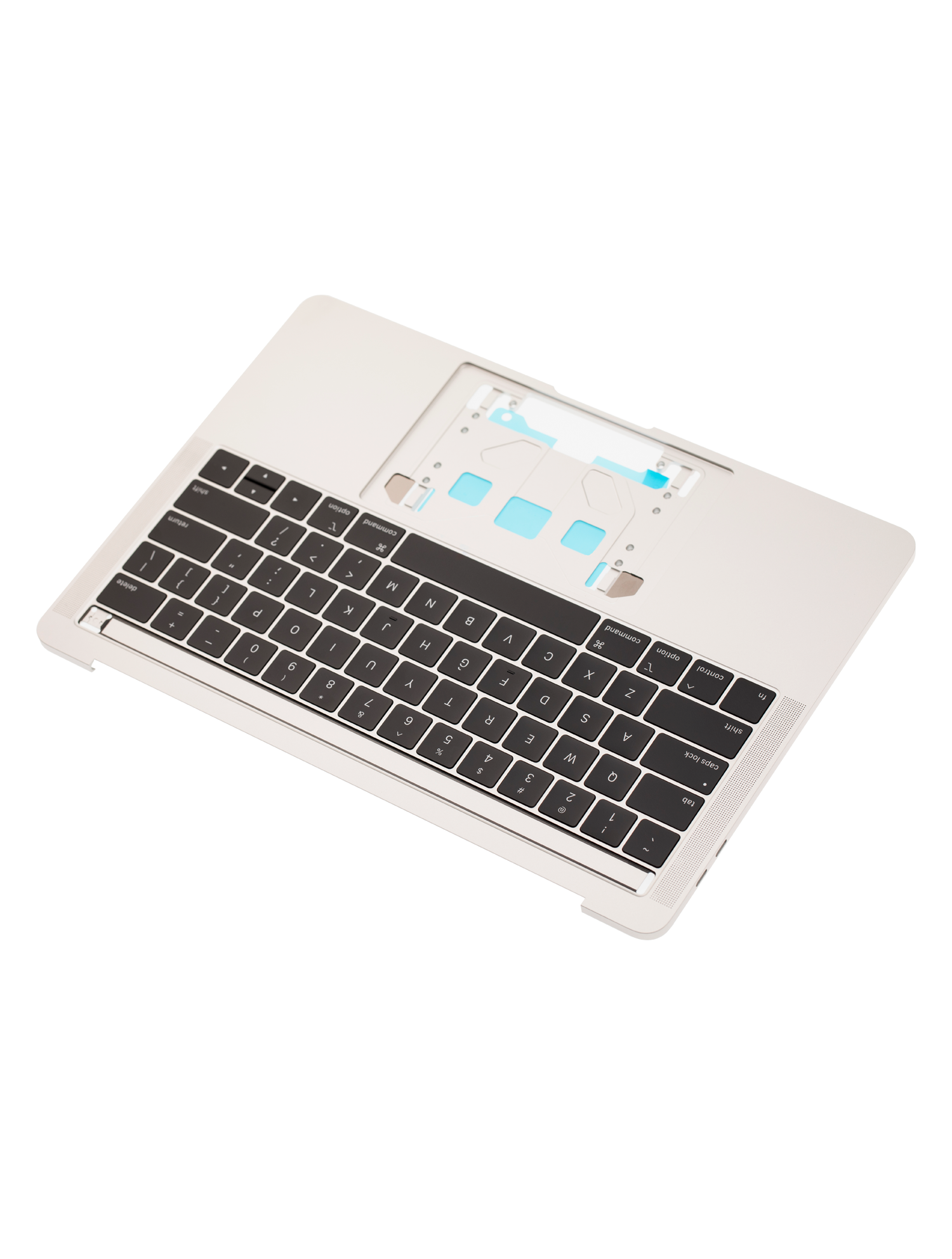 Top Case With Keyboard Compatible For MacBook Pro 13" (A1989 / Late 2018 / Early 2019) (US Keyboard) (Used OEM Pull: Grade New) (Silver)