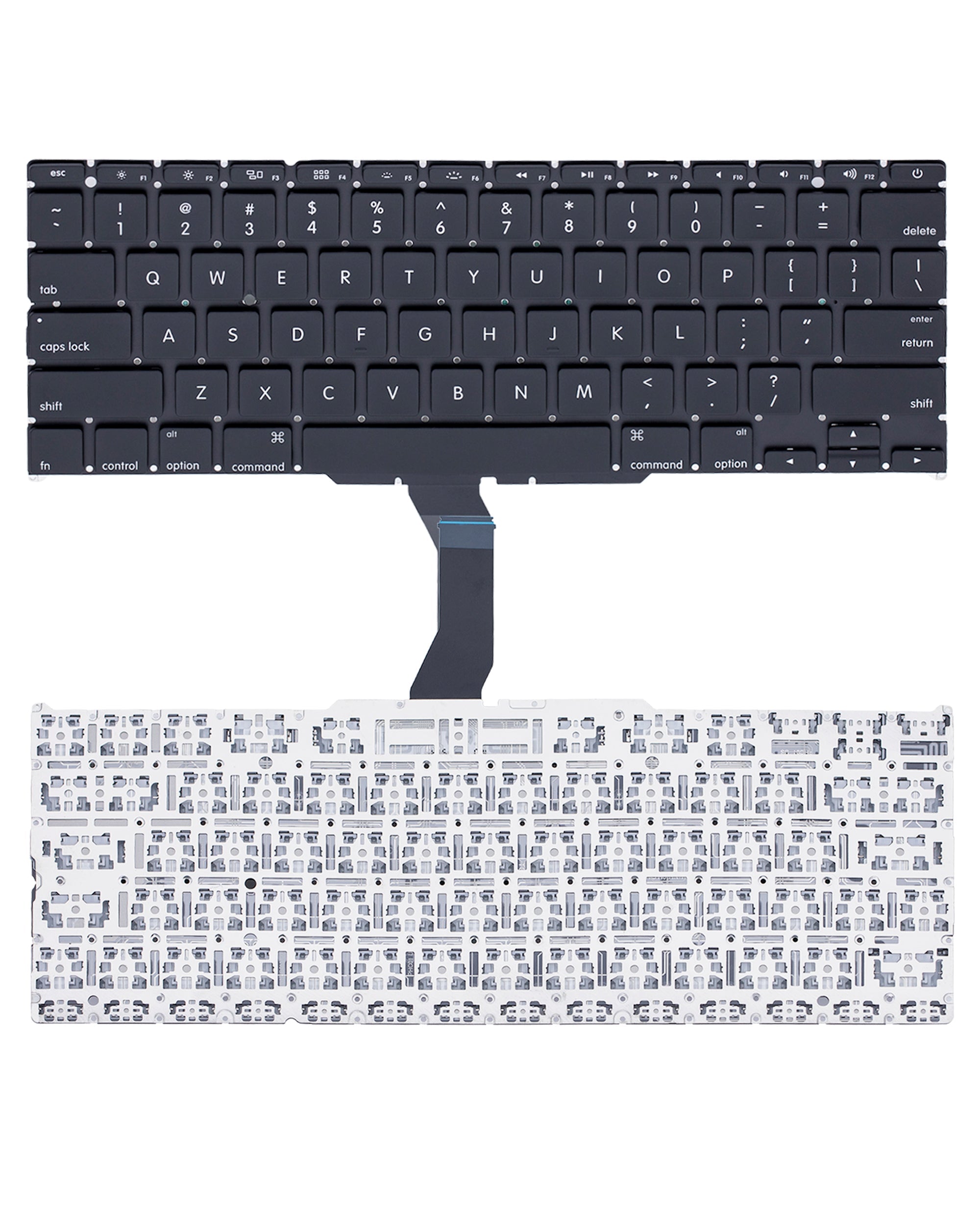 Keyboard W/ Backlight & Screws (US English) Compatible For MacBook Air 11" (A1465) / (A1370 / Mid 2011)