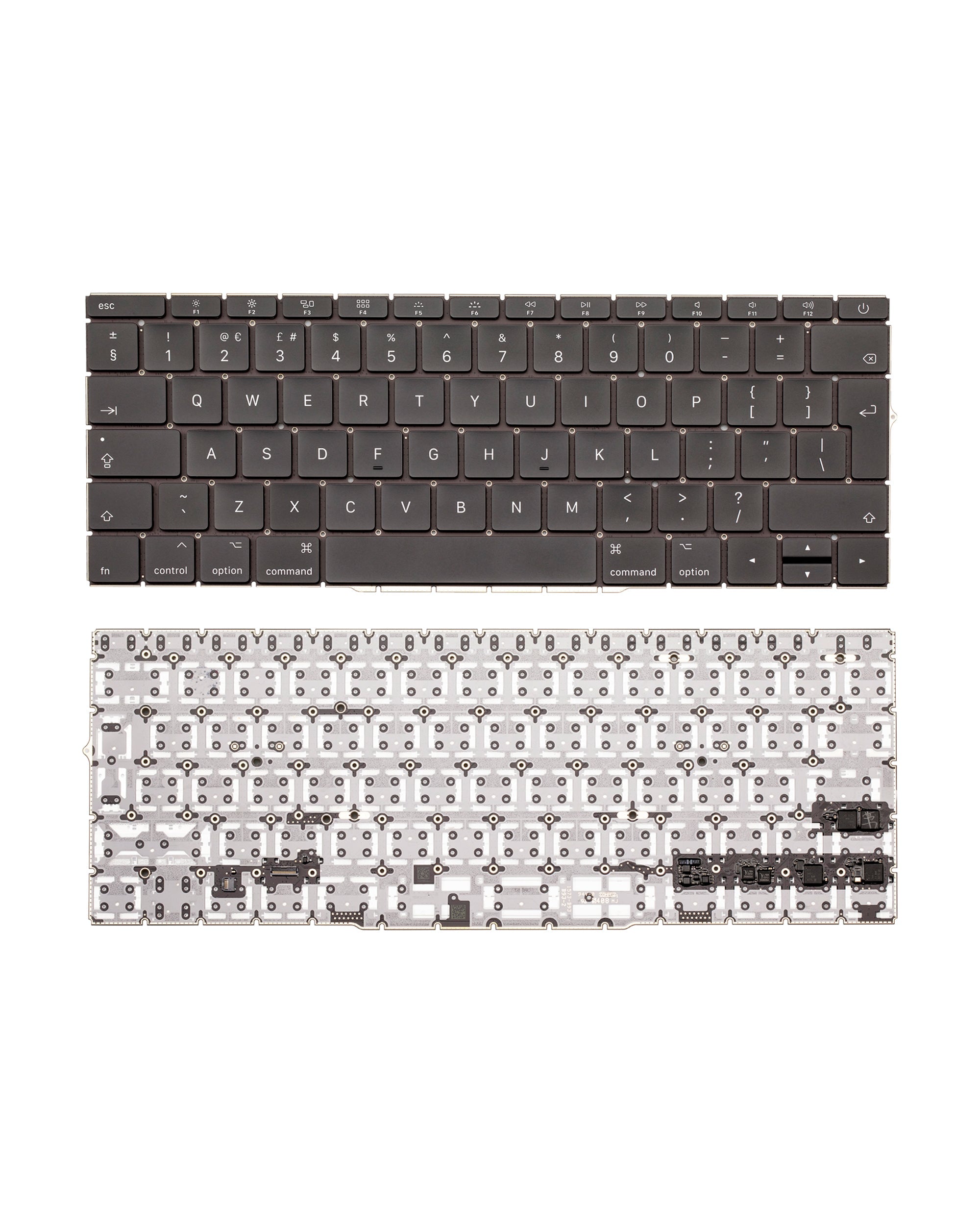 Keyboard W/ Backlight & Screws Compatible For MacBook Pro 13" Retina (A1708 / Late 2016 / Mid 2017) (UK English)