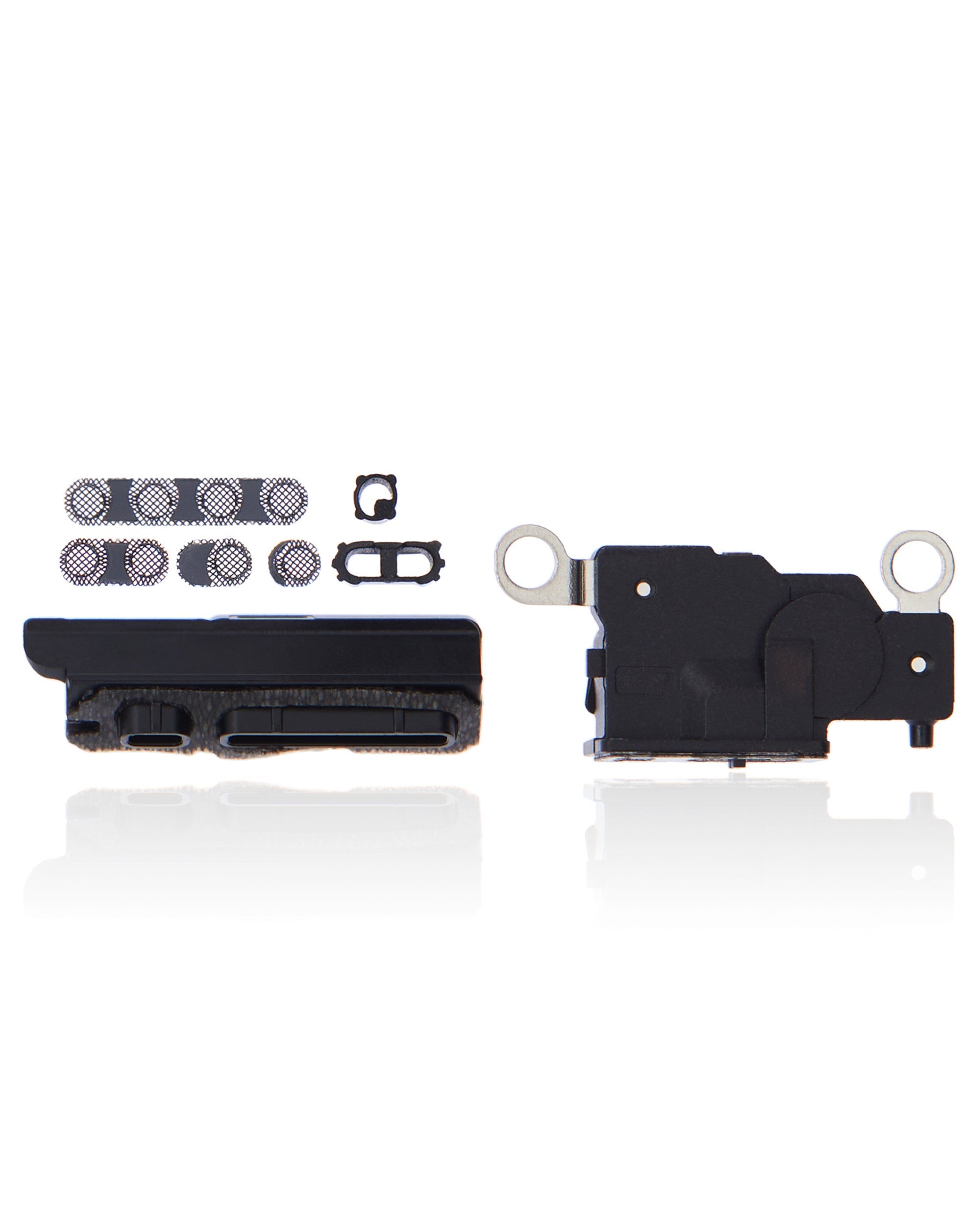 BLACK LOUDSPEAKER / MIC MESH (PACK OF 10) FOR IPHONE 13 PRO