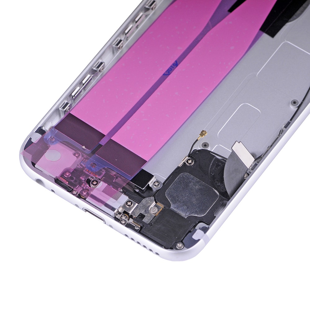 SILVER BACK COVER FULL ASSEMBLY FOR IPHONE 6S