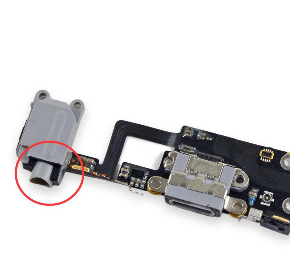 HEADPHONE JACK RUBBER HOLE FOR IPHONE 6S PLUS