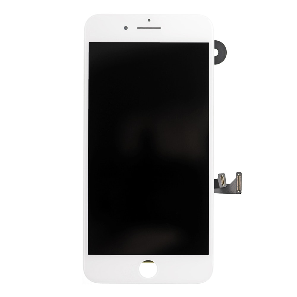 LCD SCREEN FULL ASSEMBLY WITHOUT HOME BUTTON - WHITE FOR IPHONE 7 PLUS