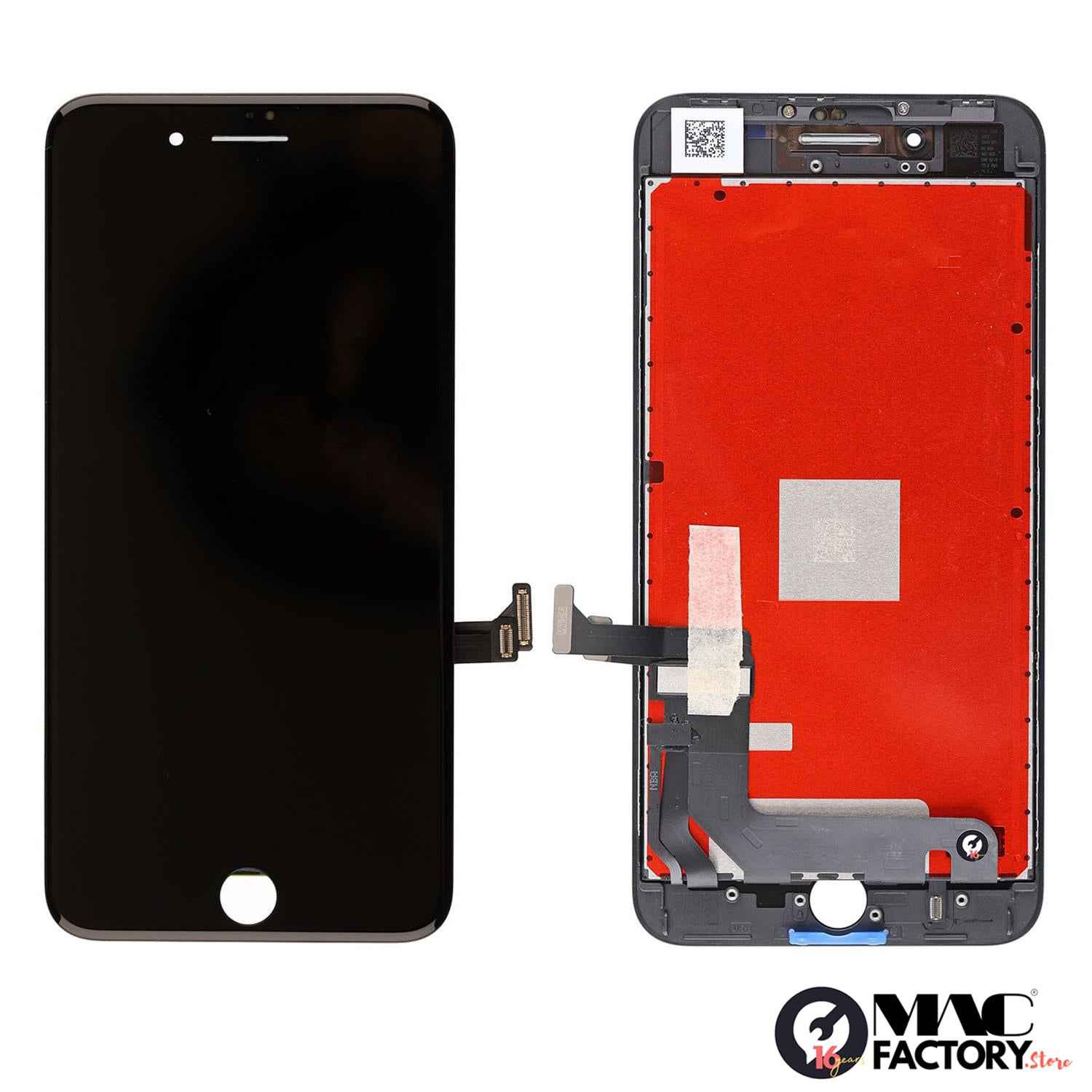 BLACK LCD SCREEN AND DIGITIZER ASSEMBLY FOR IPHONE 8 PLUS