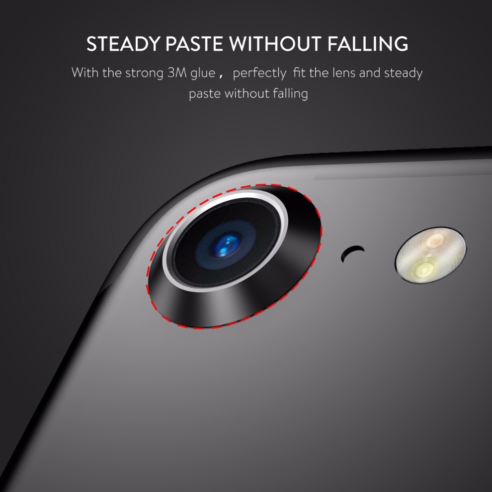 LUXURY METAL REAR CAMERA LENS PROTECTIVE RING COVER FOR IPHONE 7