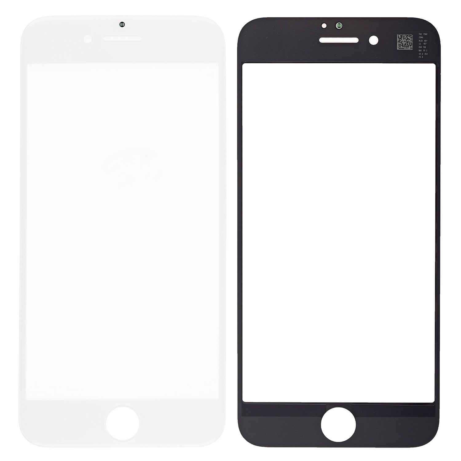 WHITE FRONT GLASS LENS  FOR IPHONE 8