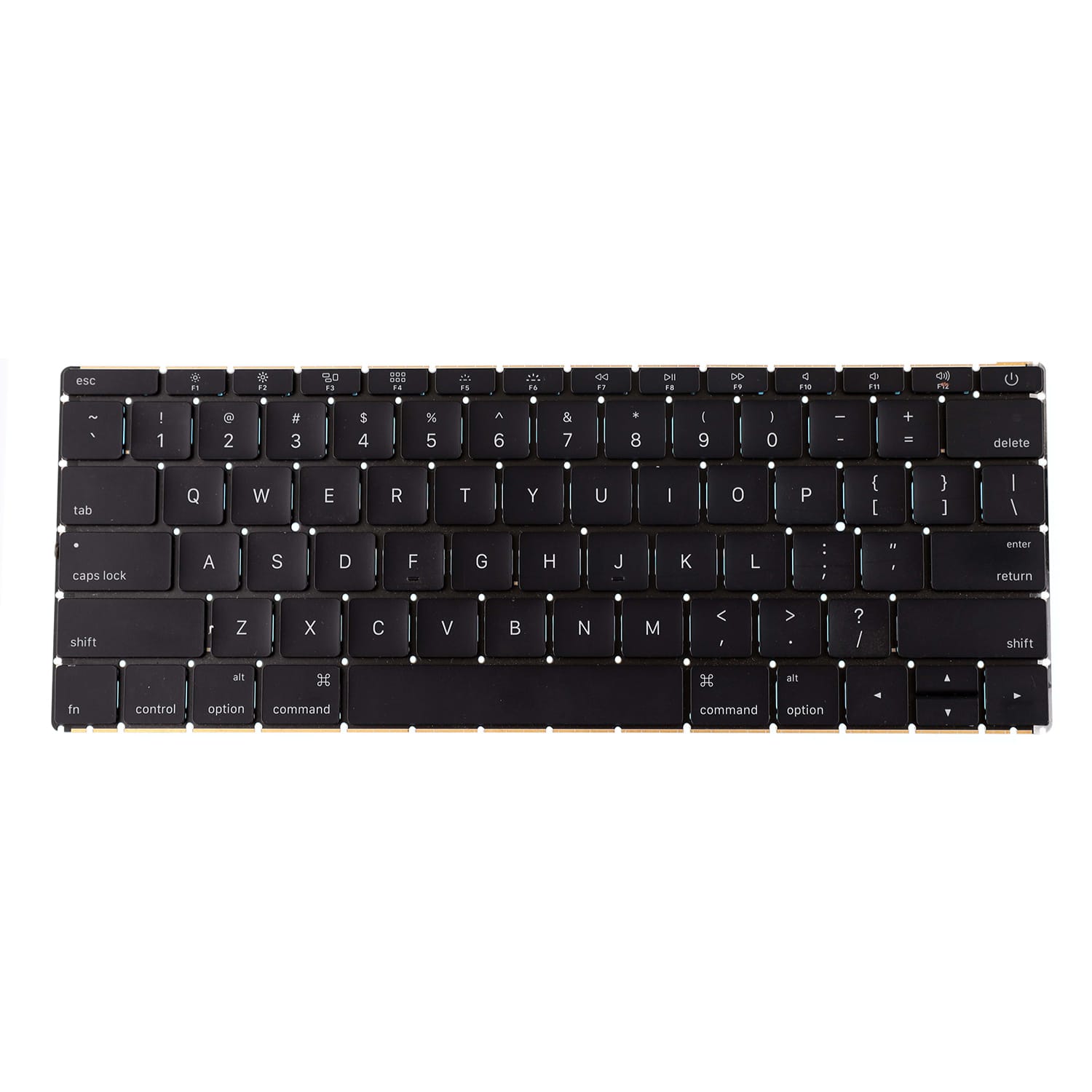 KEYBOARD WITH BACKLIGHT (US ENGLISH) FOR MACBOOK 12" RETINA A1534 EARLY 2016 -MID 2017