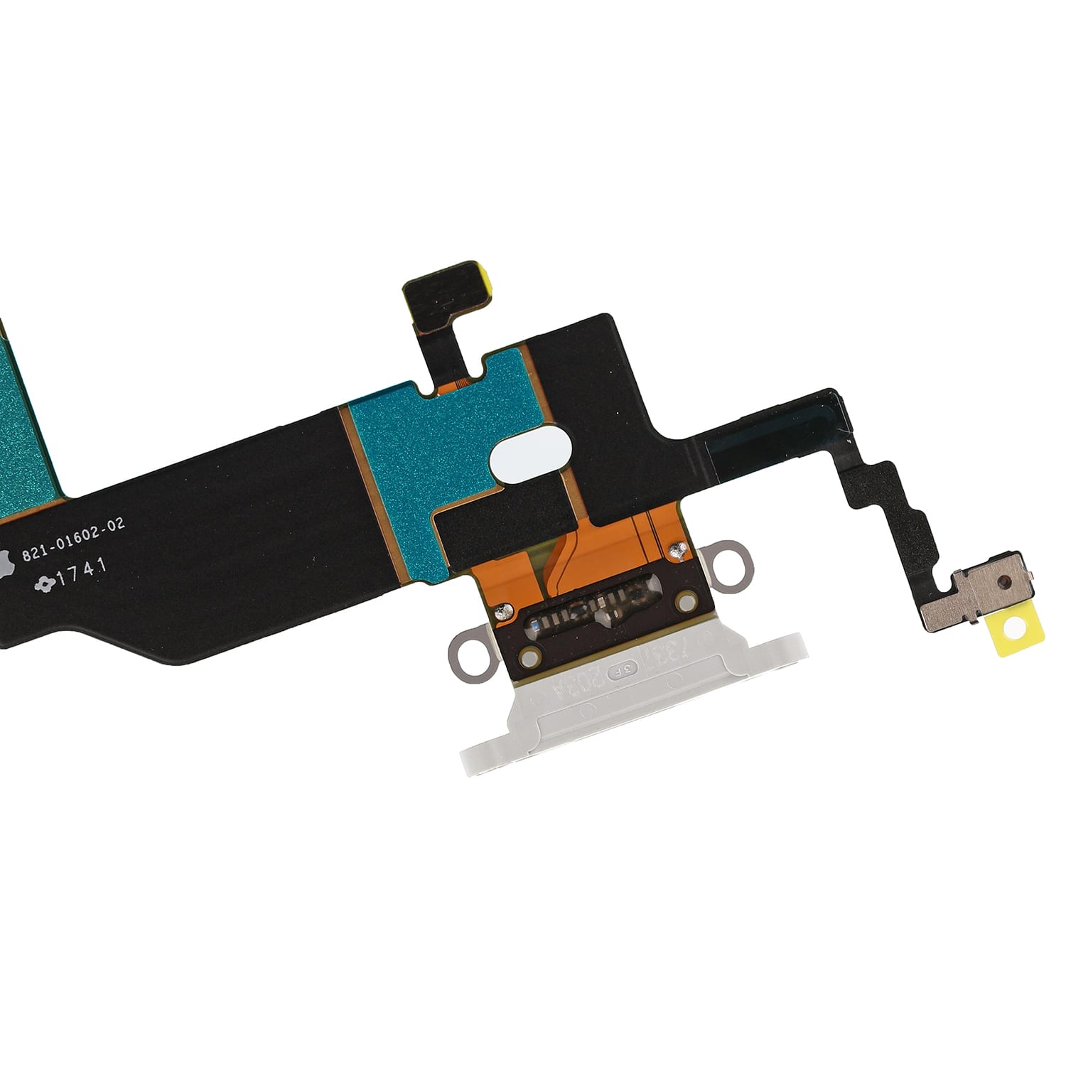 WHITE CHARGING CONNECTOR ASSEMBLY FOR IPHONE X