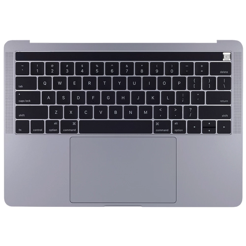 Top Case With Keyboard & Trackpad Compatible For MacBook Pro 13" (A1989 / Late 2018 / Early 2019) (US Keyboard) (Used OEM Pull: Grade B/C) (Space Gray)