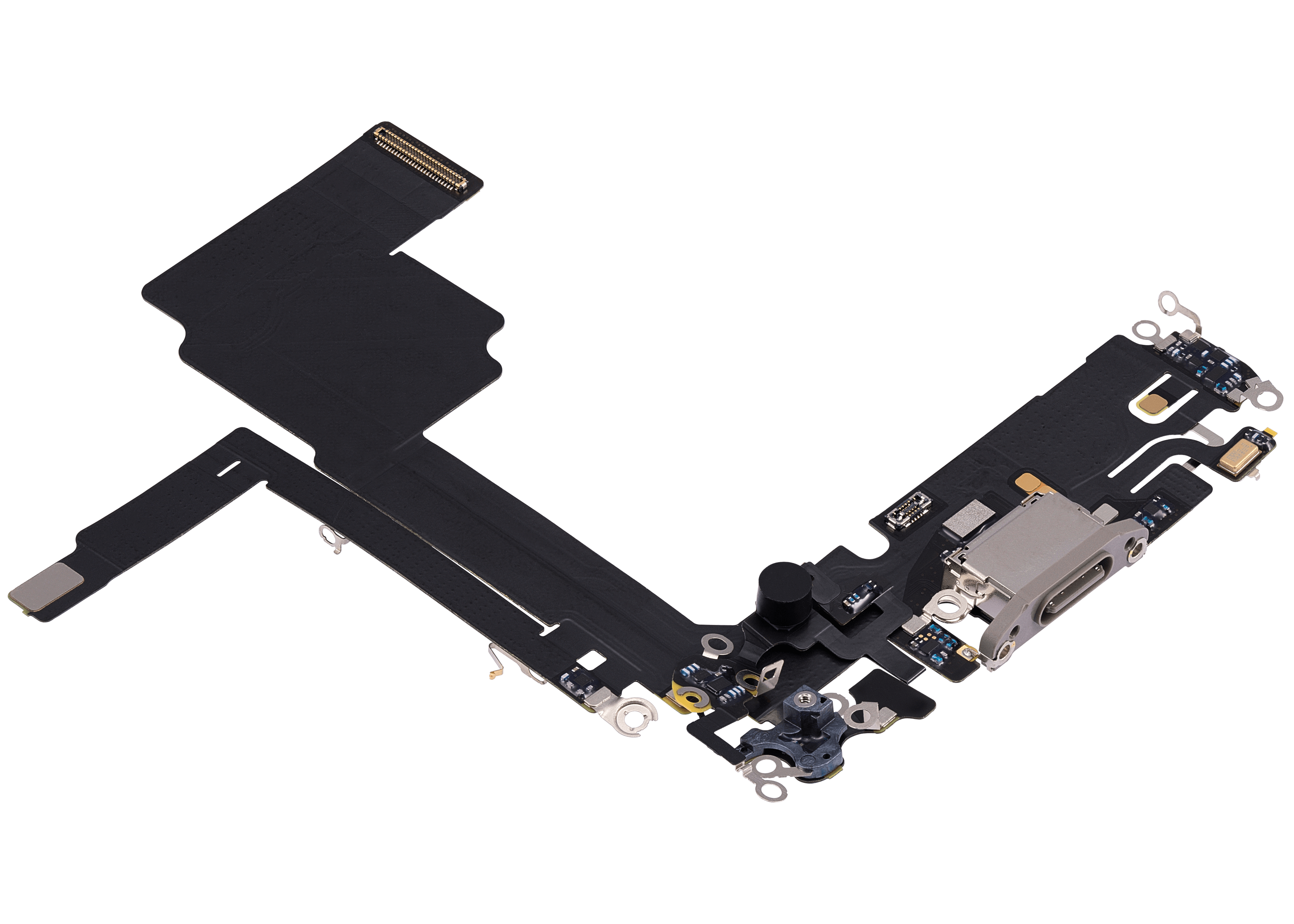 Charging Port Flex Cable Compatible For iPhone 15 Pro (Premium) (Natural Titanium)