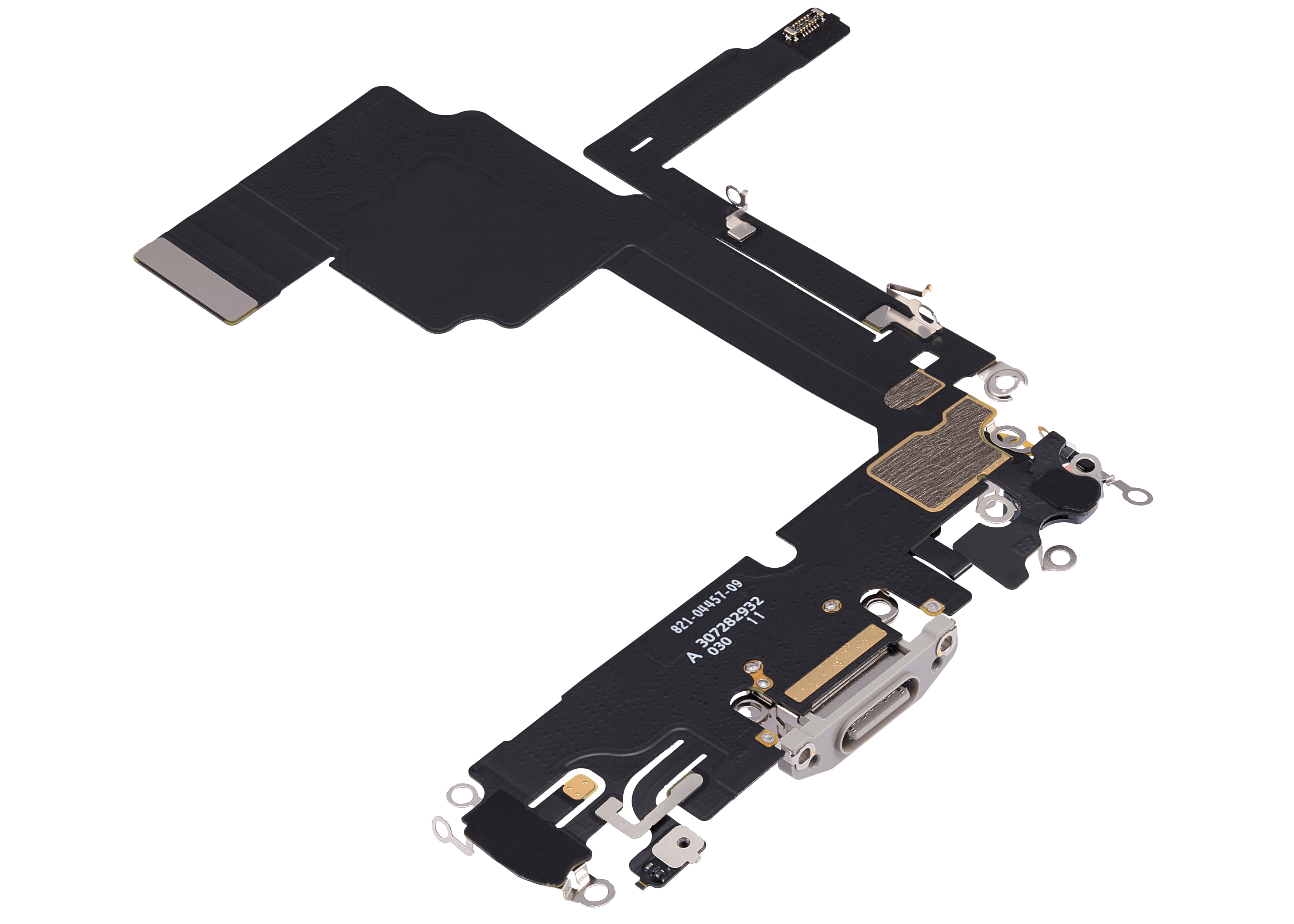 Charging Port Flex Cable Compatible For iPhone 15 Pro (Premium) (White Titanium)