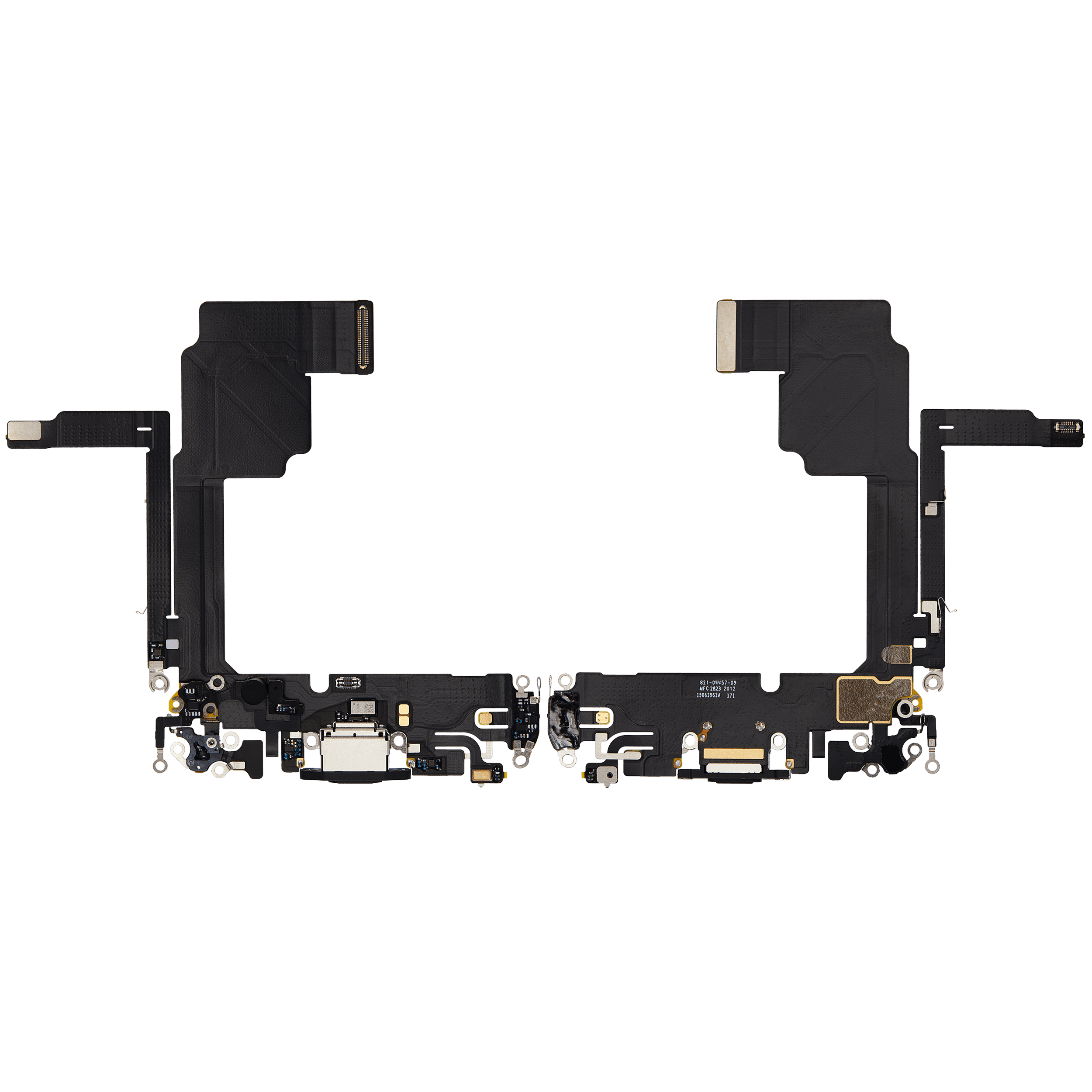 Charging Port Flex Cable Compatible For iPhone 15 Pro (Premium) (Black Titanium)