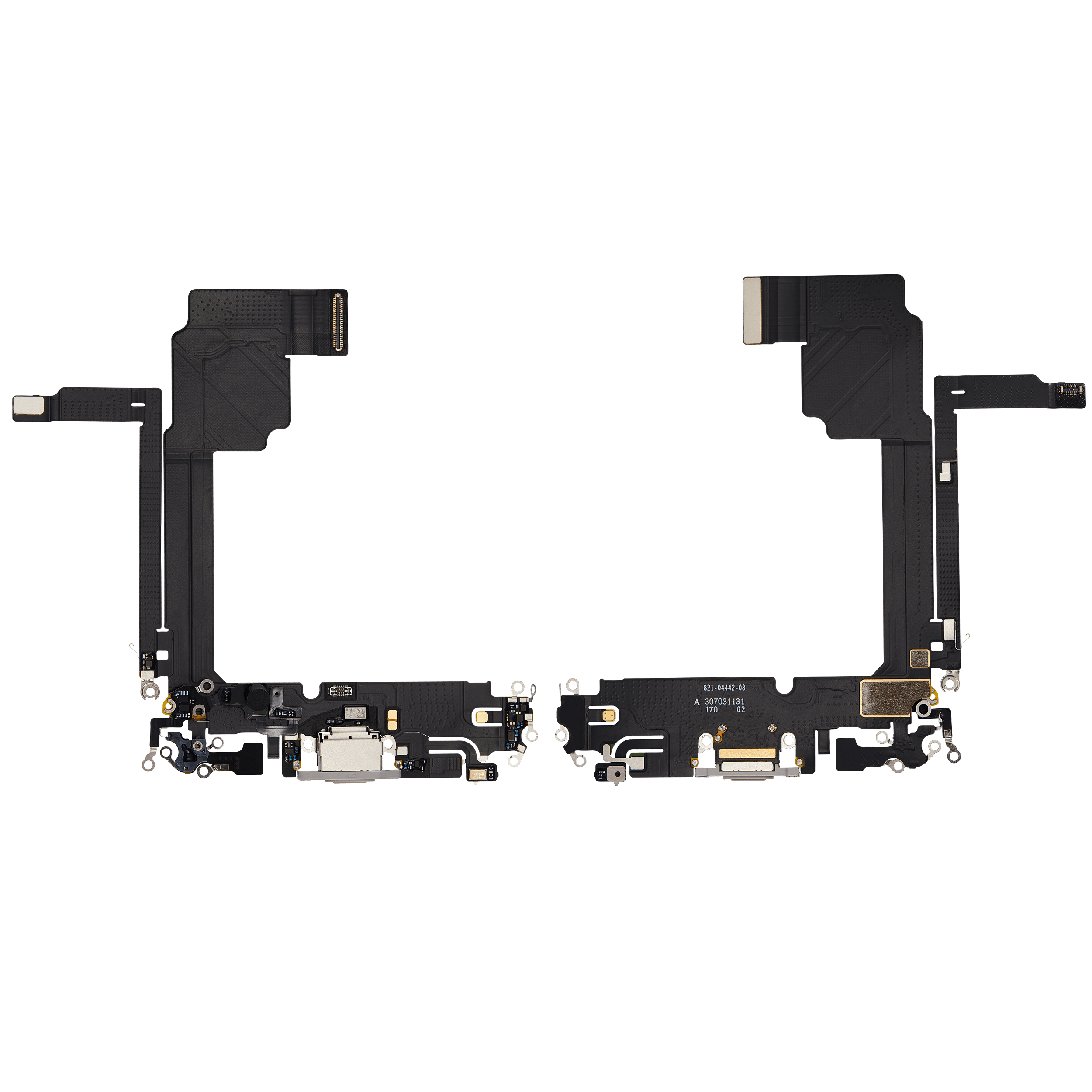 Charging Port Flex Cable Compatible For iPhone 15 Pro Max (Premium) (White Titanium)