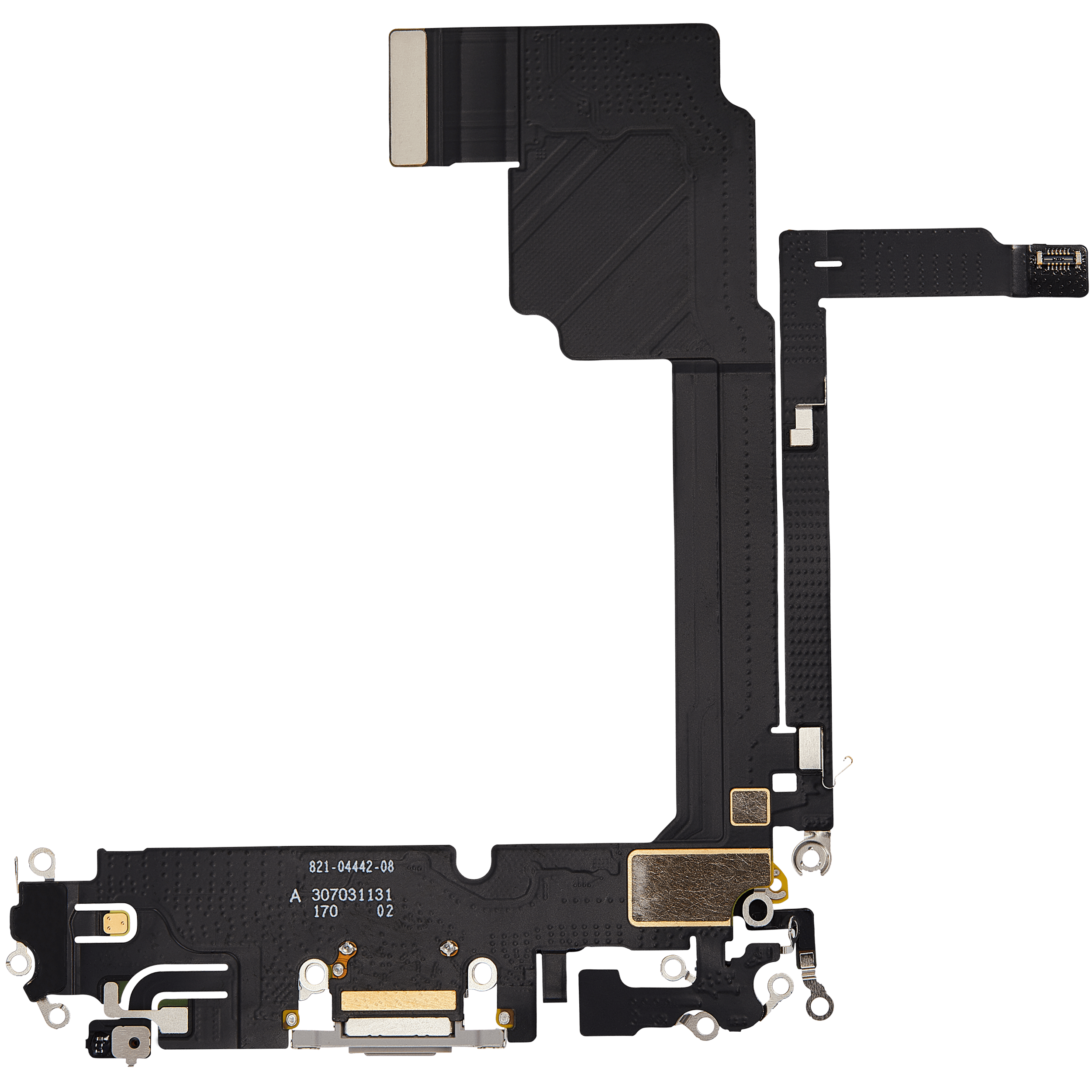 Charging Port Flex Cable Compatible For iPhone 15 Pro Max (Premium) (White Titanium)