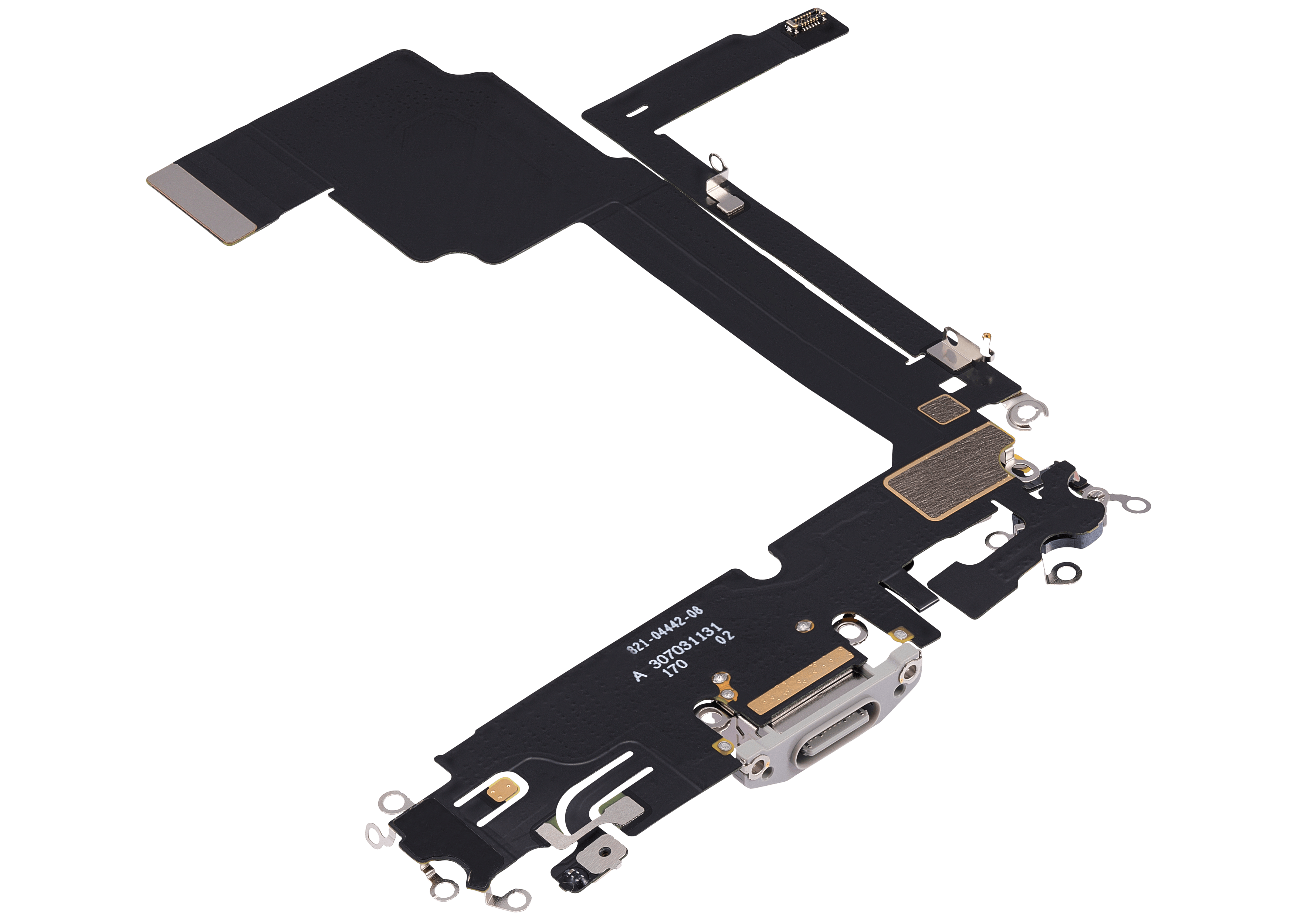 Charging Port Flex Cable Compatible For iPhone 15 Pro Max (Premium) (White Titanium)