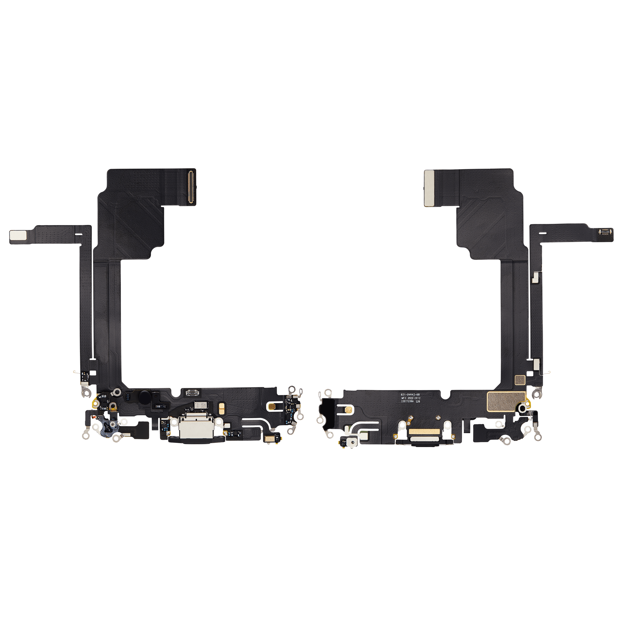 Charging Port Flex Cable Compatible For iPhone 15 Pro Max (Premium) (Black Titanium)