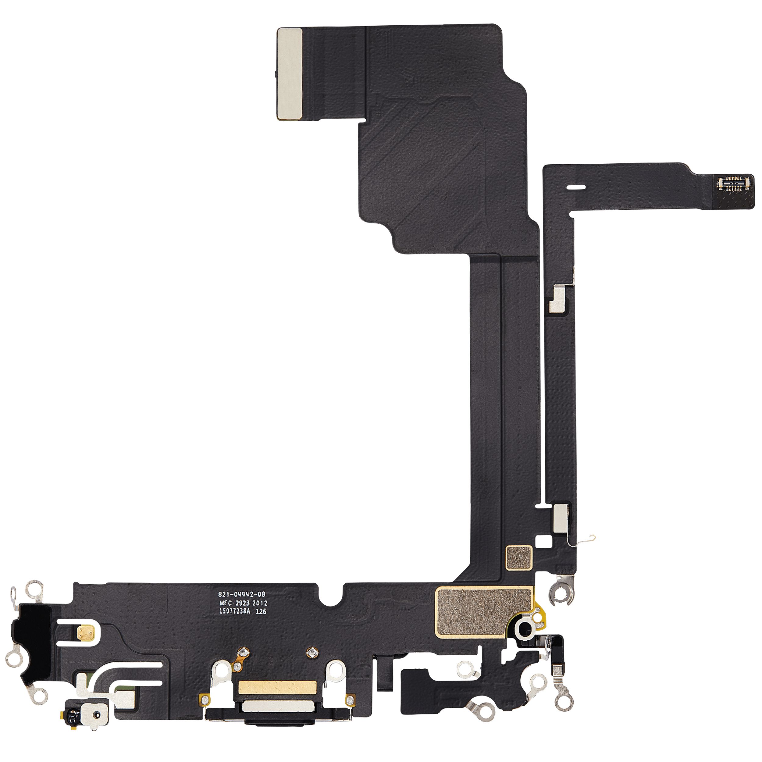 Charging Port Flex Cable Compatible For iPhone 15 Pro Max (Premium) (Black Titanium)