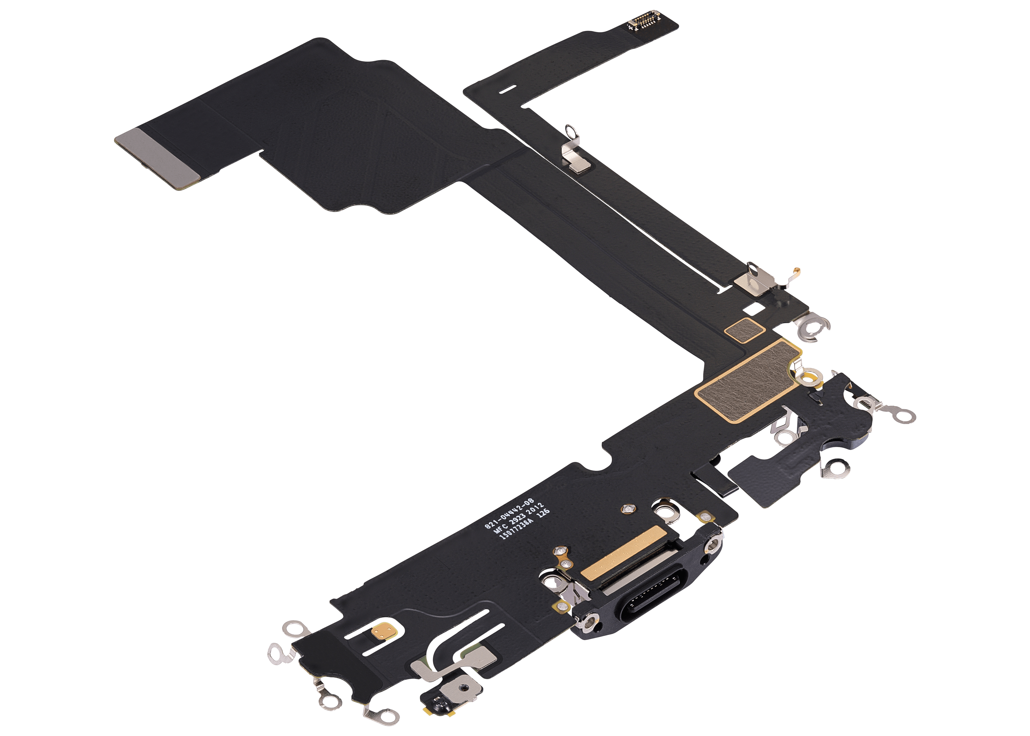 Charging Port Flex Cable Compatible For iPhone 15 Pro Max (Premium) (Black Titanium)