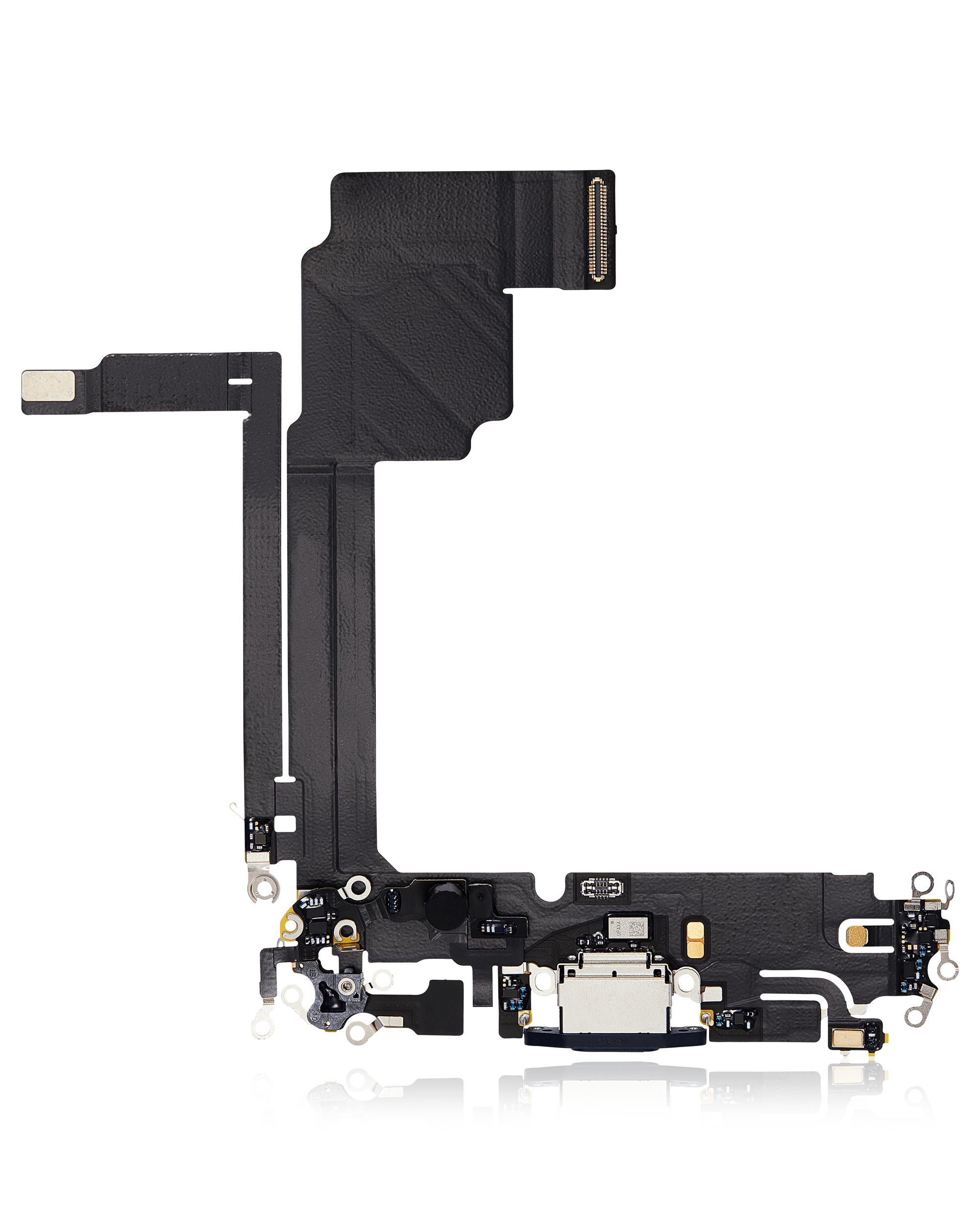 Charging Port Flex Cable Compatible For iPhone 15 Pro Max (Premium) (Blue Titanium)