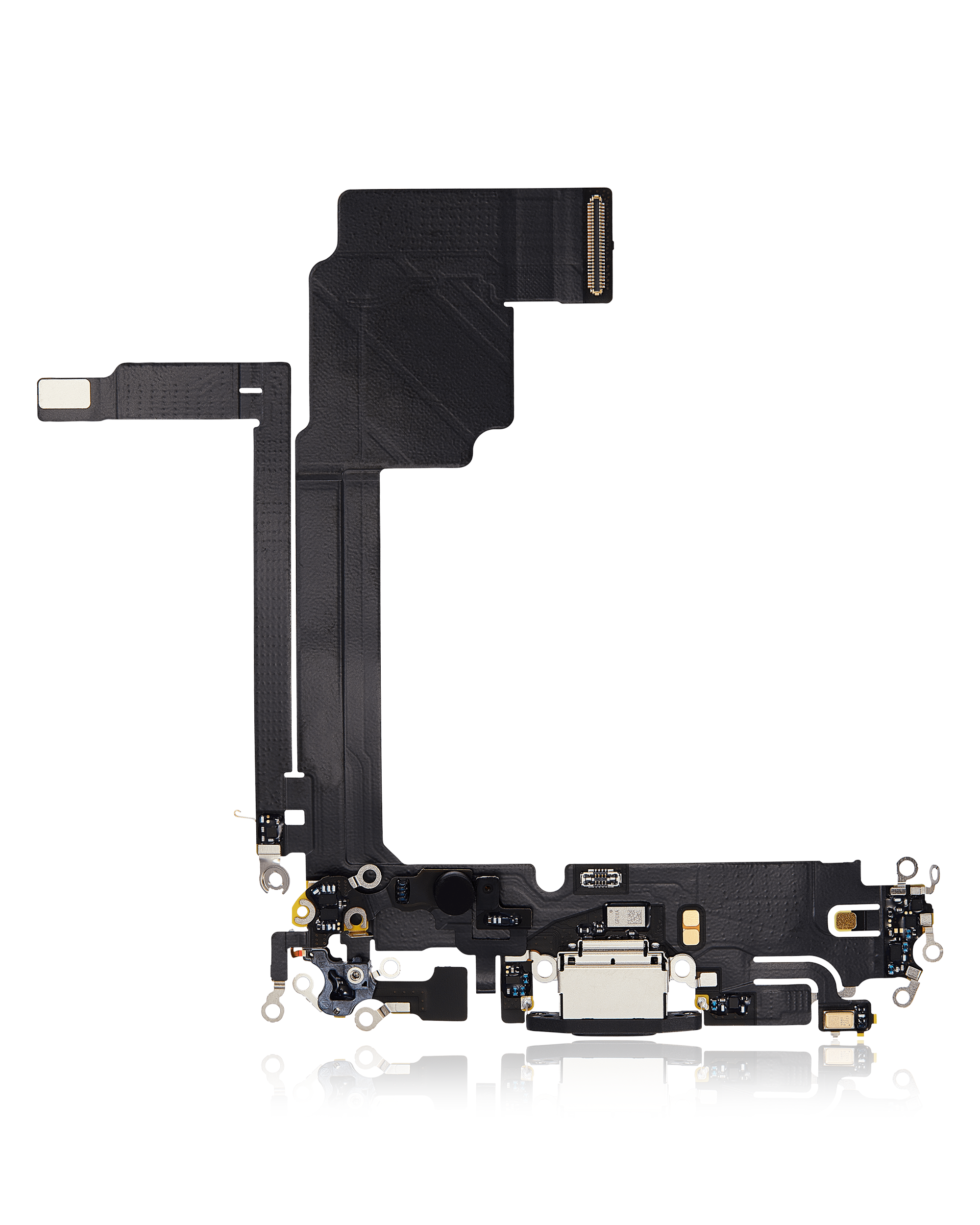 Charging Port Flex Cable Compatible For iPhone 15 Pro Max (Premium) (Black Titanium)