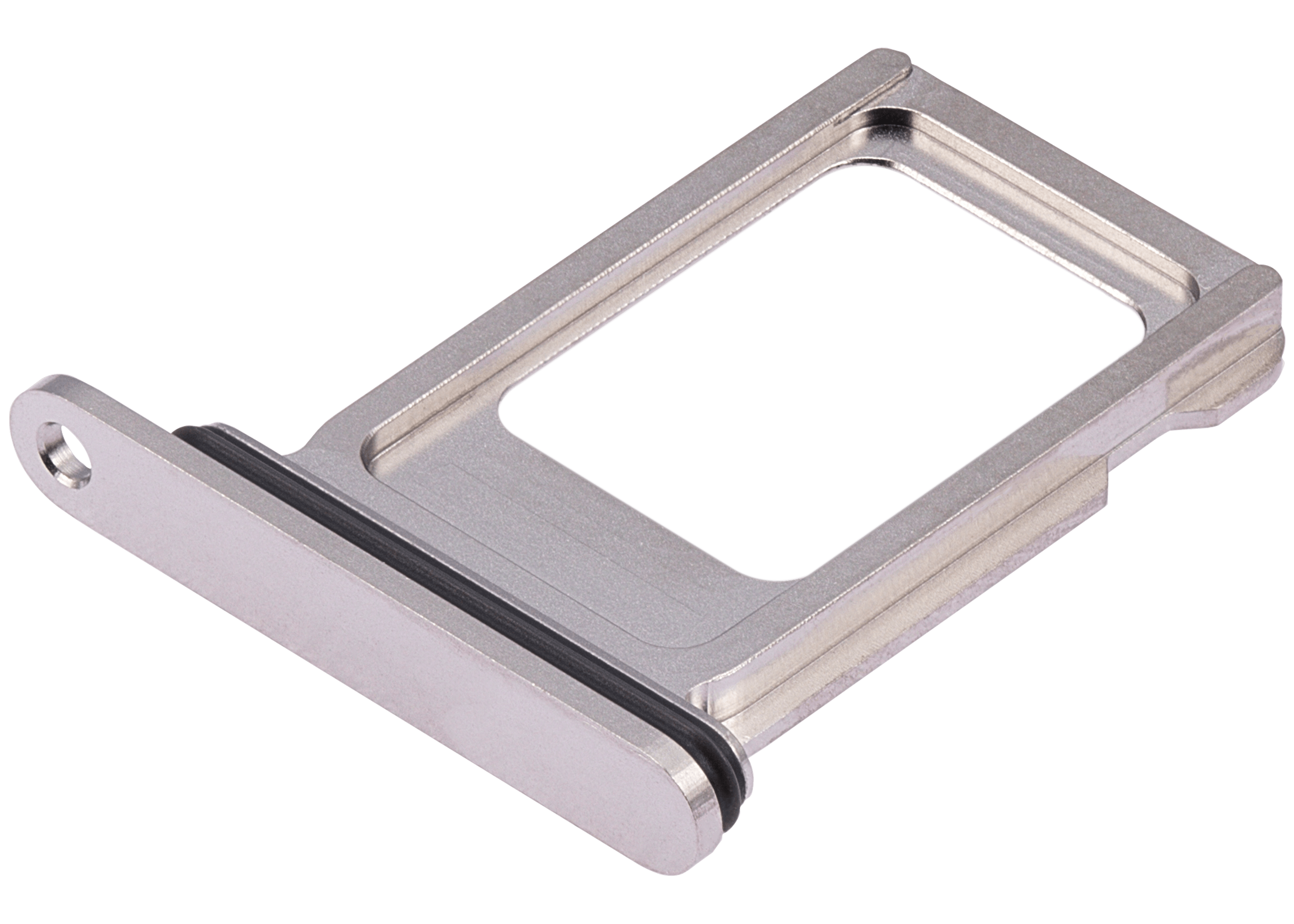 Single Sim Card Tray Compatible For iPhone 15 Pro / 15 Pro Max (White Titanium)